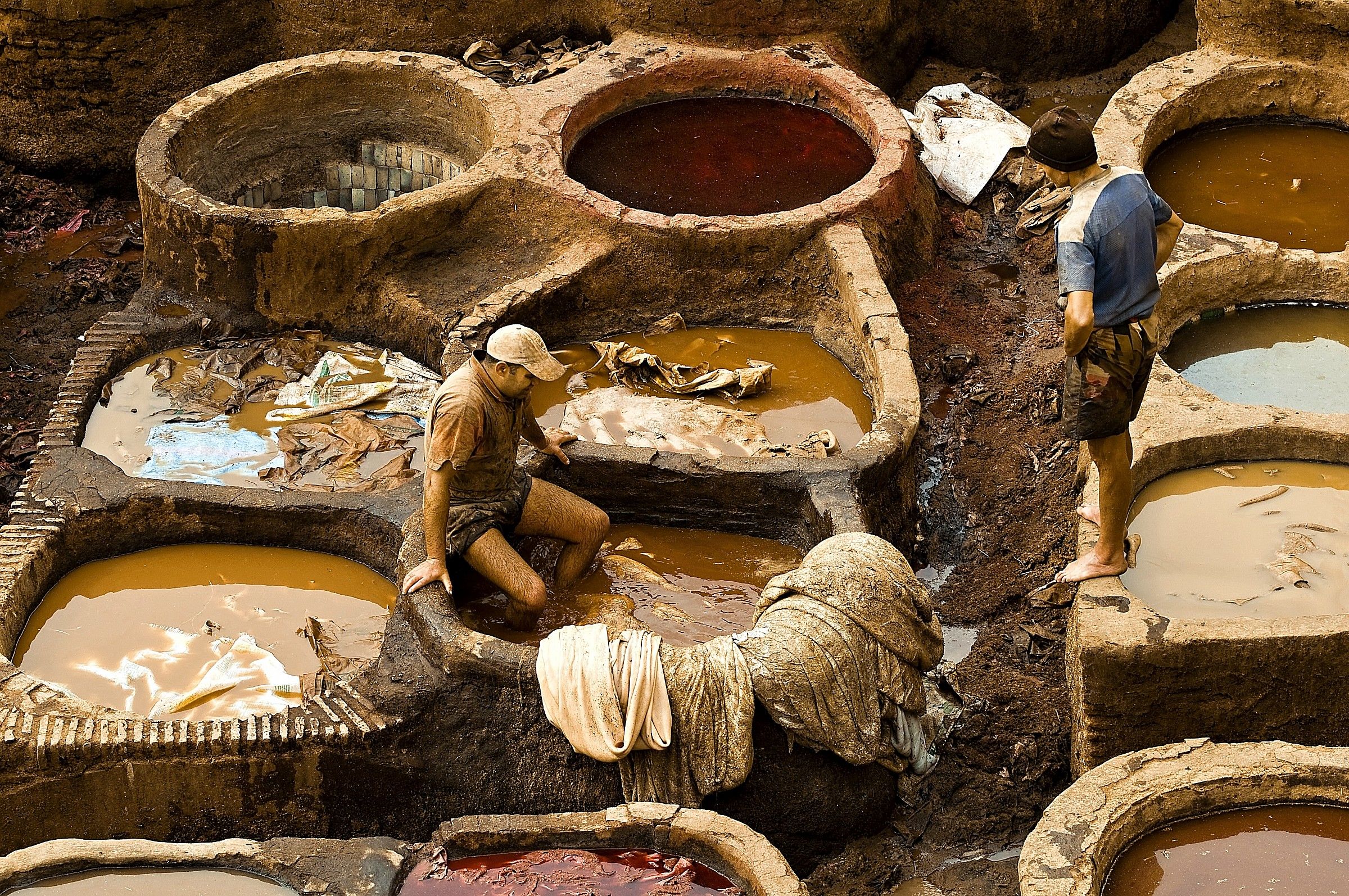 the tannery of Fes