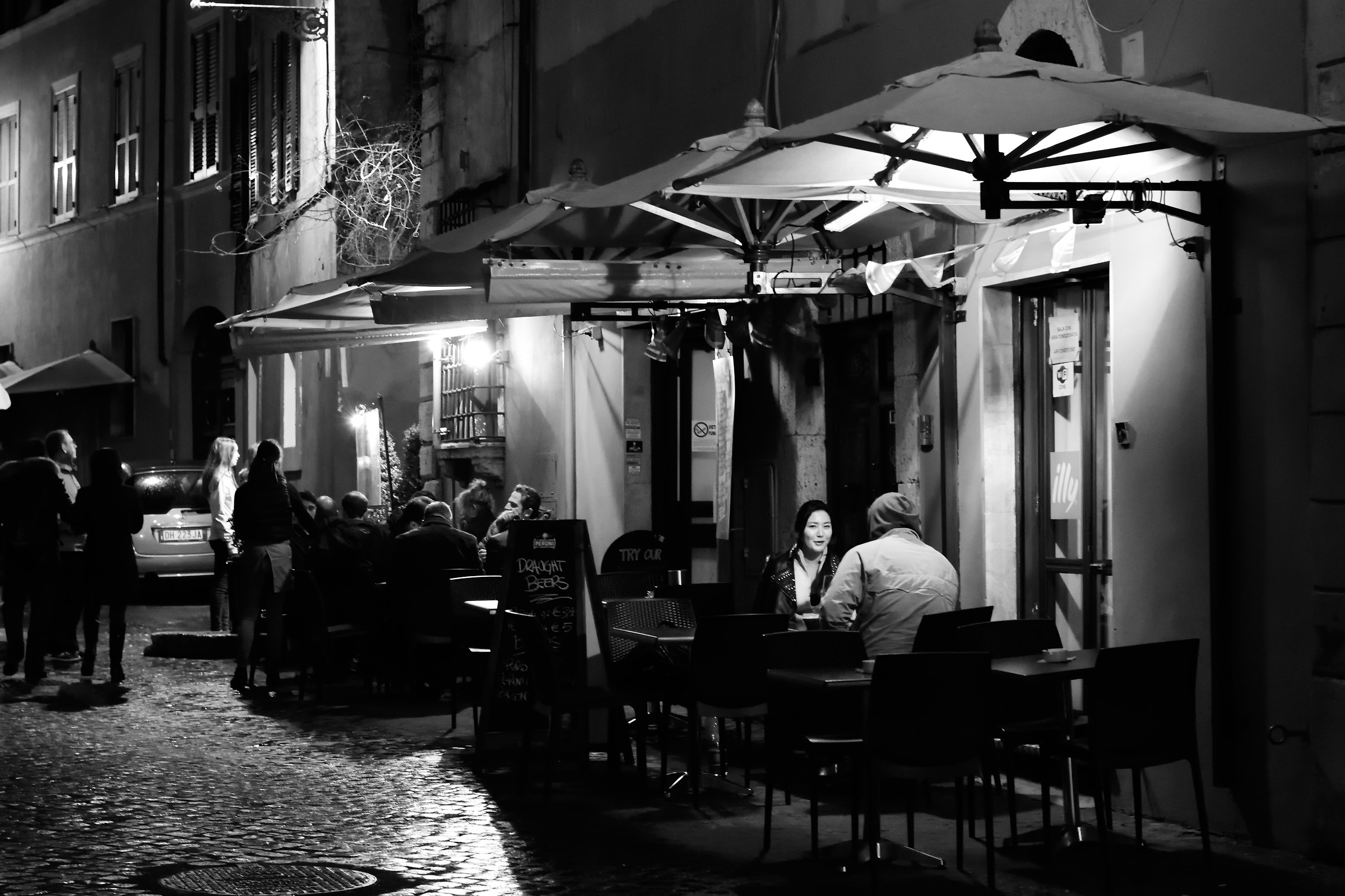 You're photographing ...