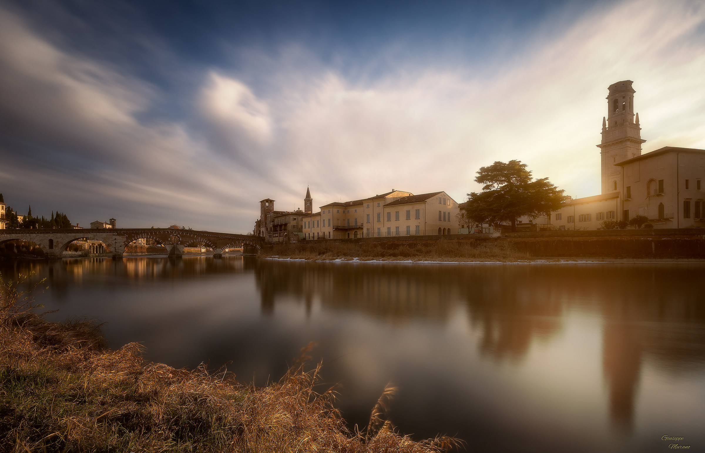 Verona while everything flows ..