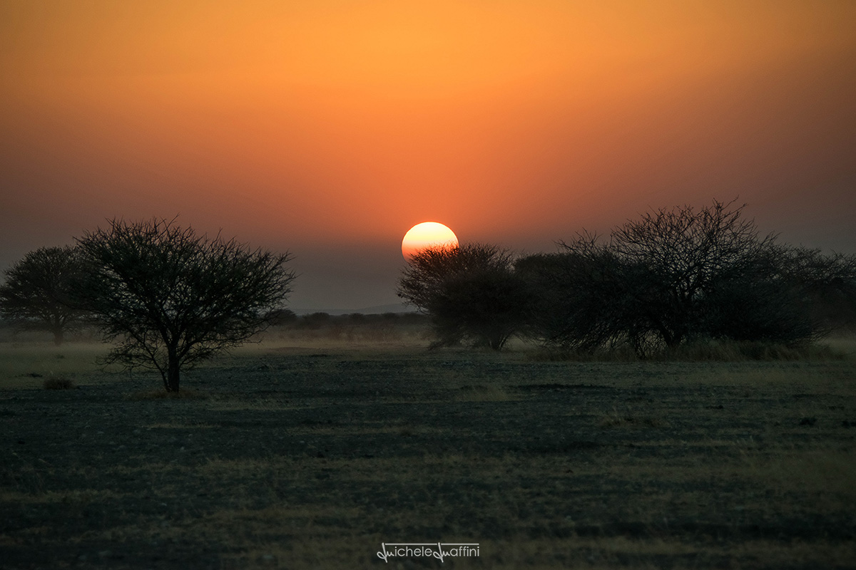 Namibia - Sunset in the Namib