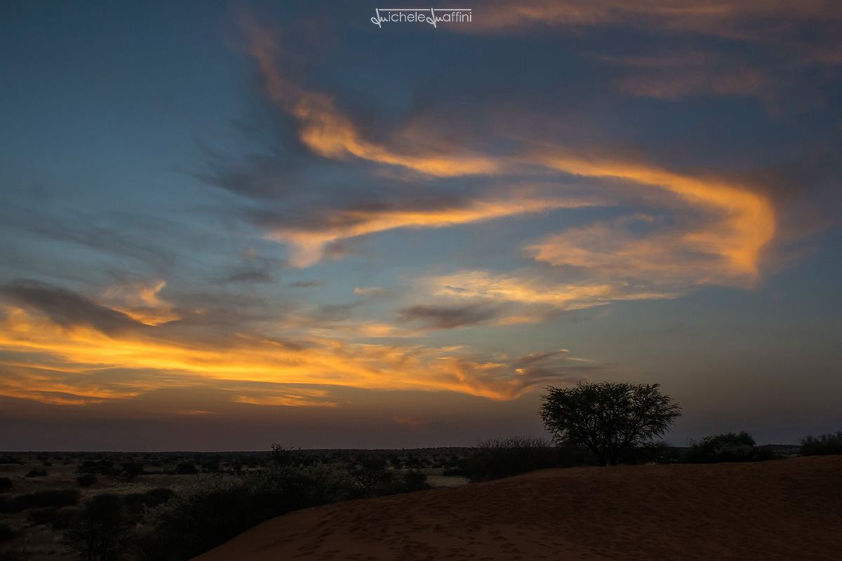 Namibia - The sky in the Kalahari