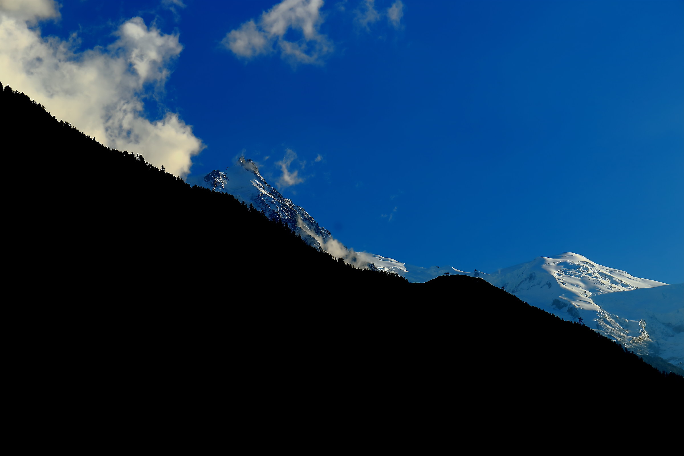 Mont Blanc du Midi and Auguille