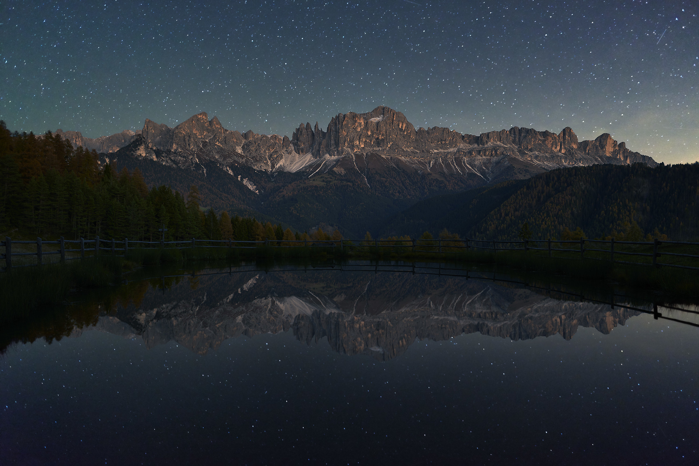 Rosengarten sotto le stelle