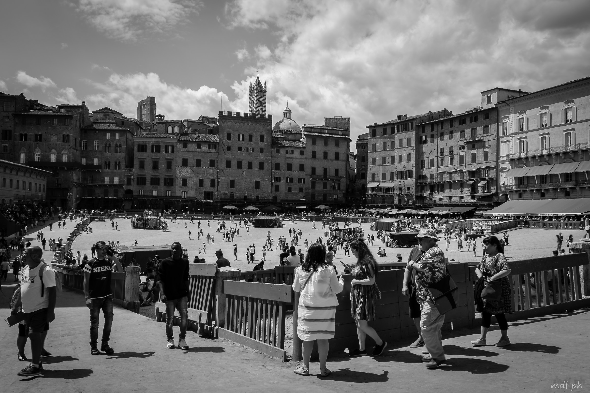 Siena in b / w