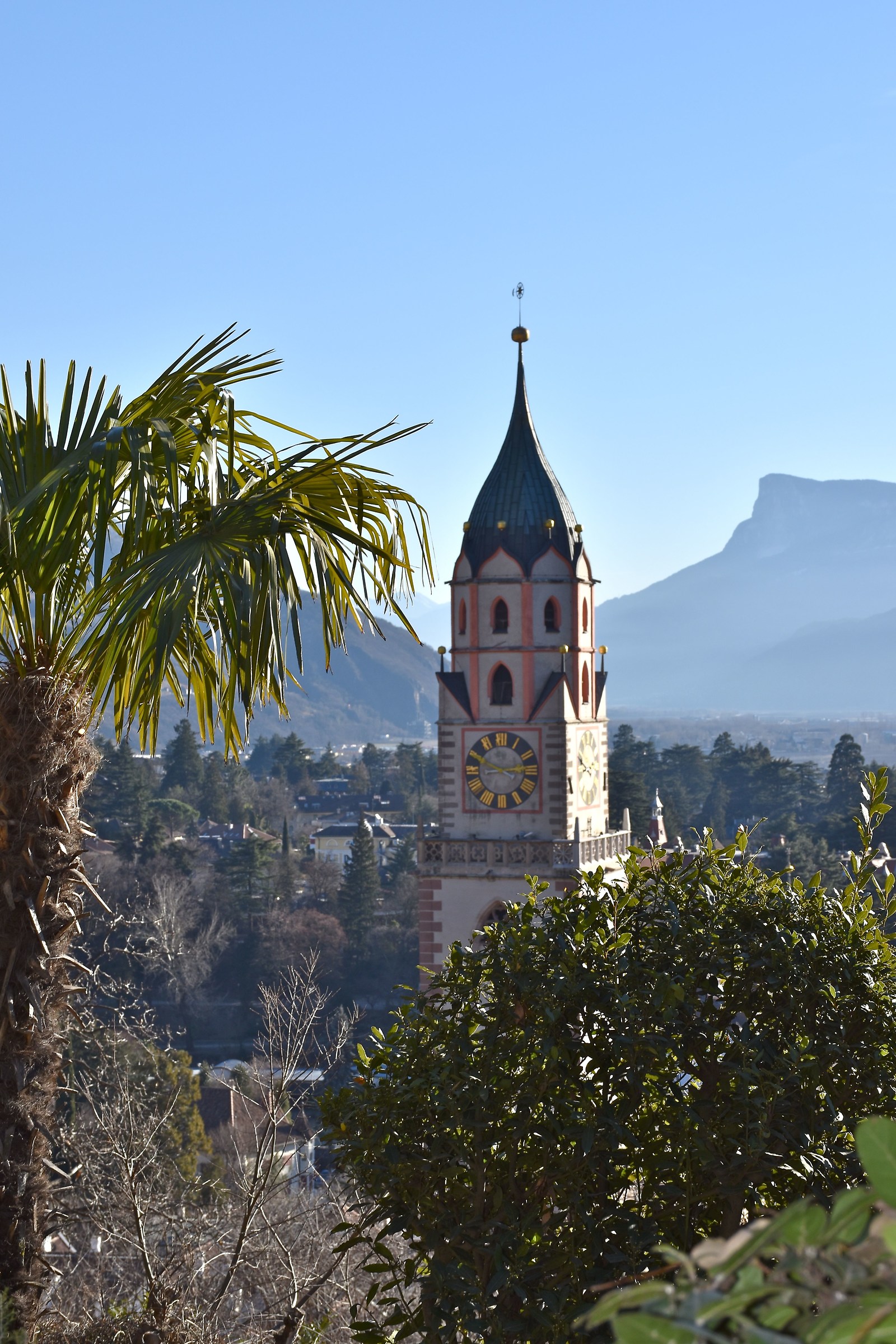 Bell tower of the Cathedral of Merano
