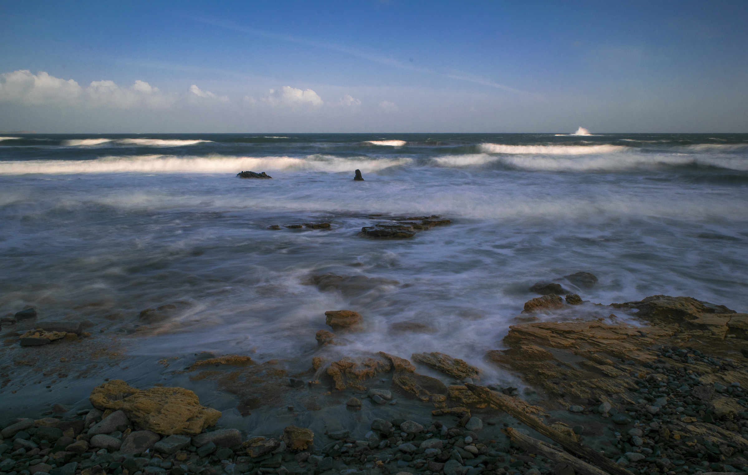 Mareggiata a Cava Usai