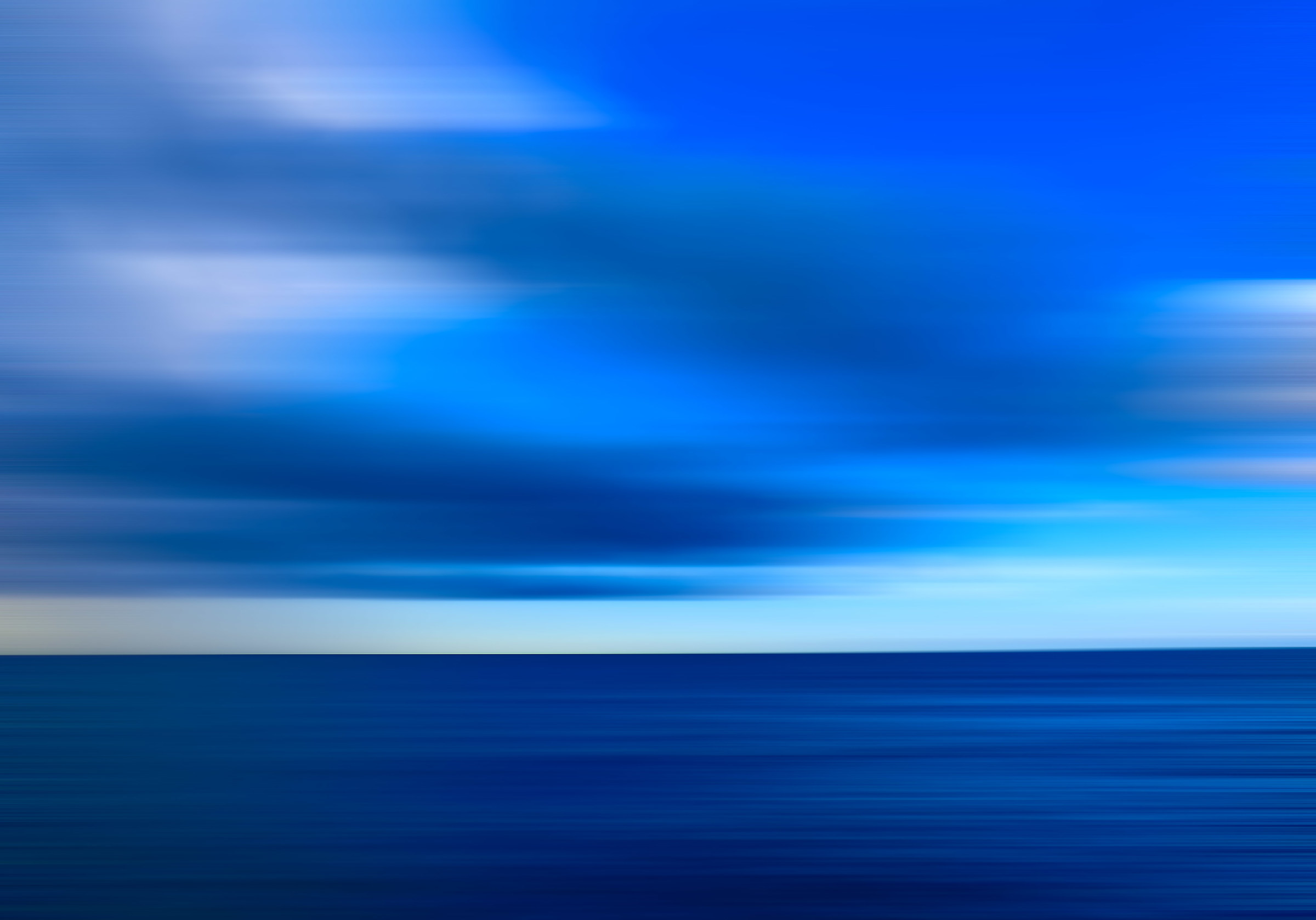 nuanced blue sea