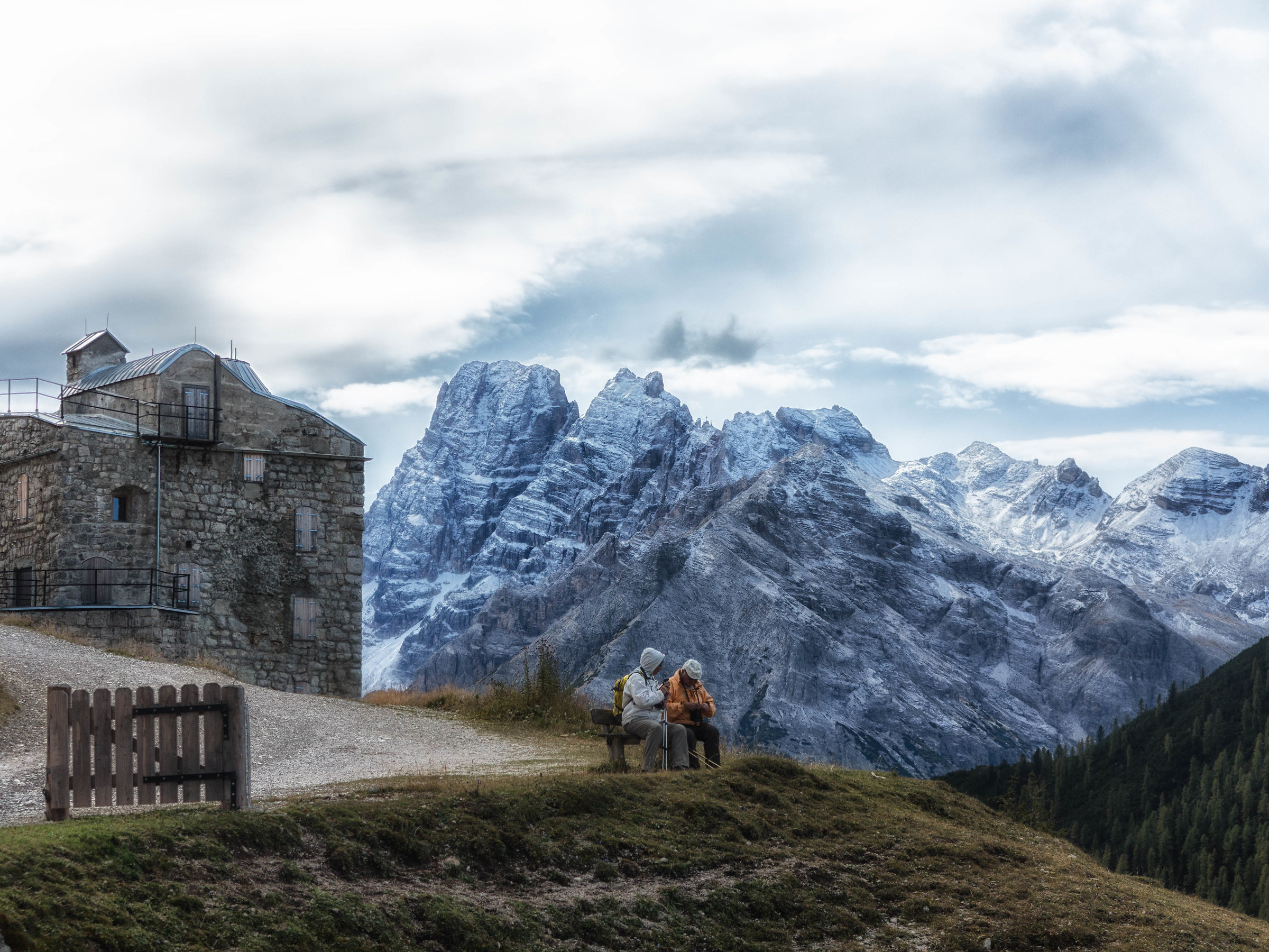 Il Monte Cristallo dal Rifugio Vallandro