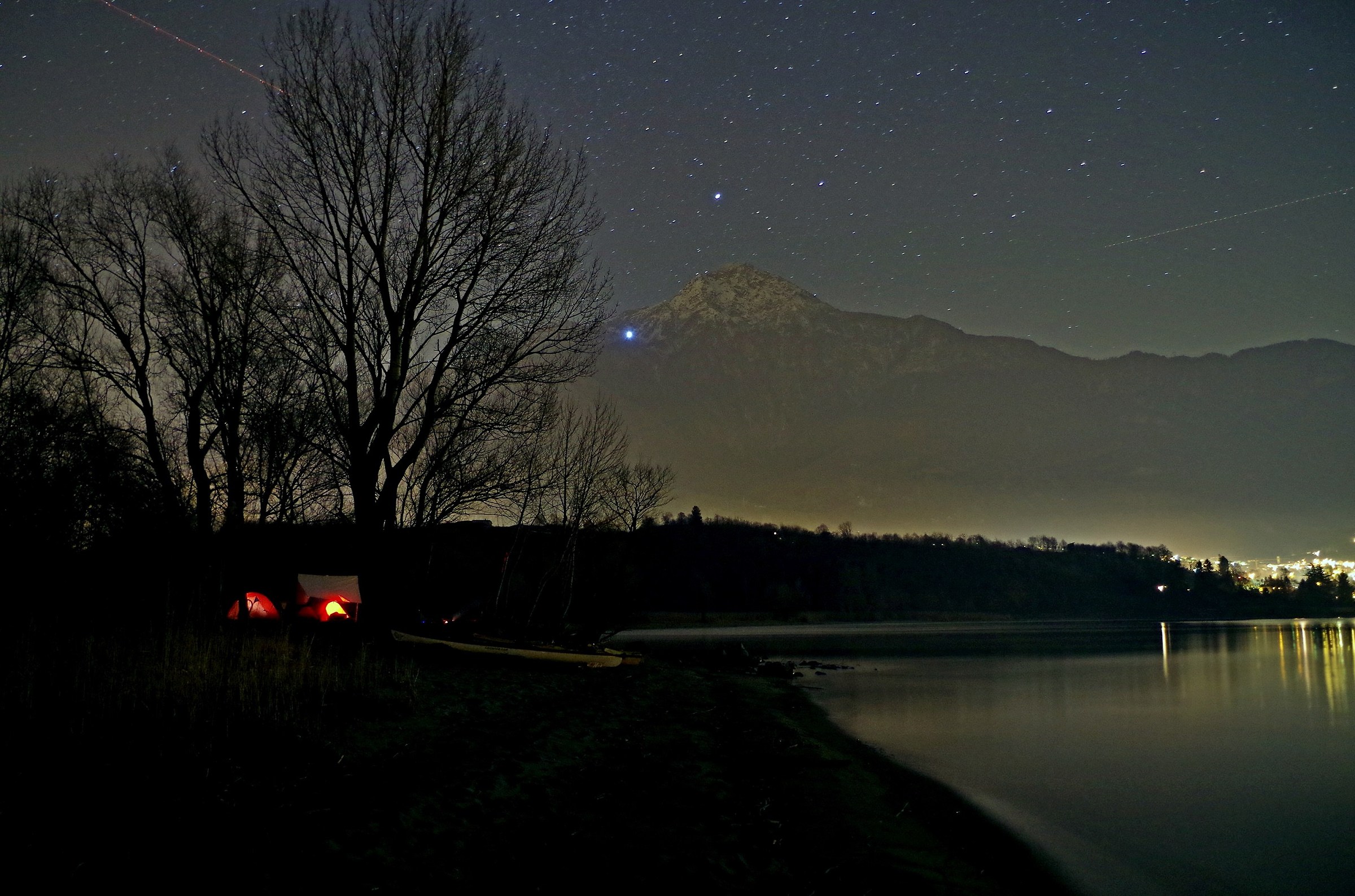 Campo invernale alto Lario