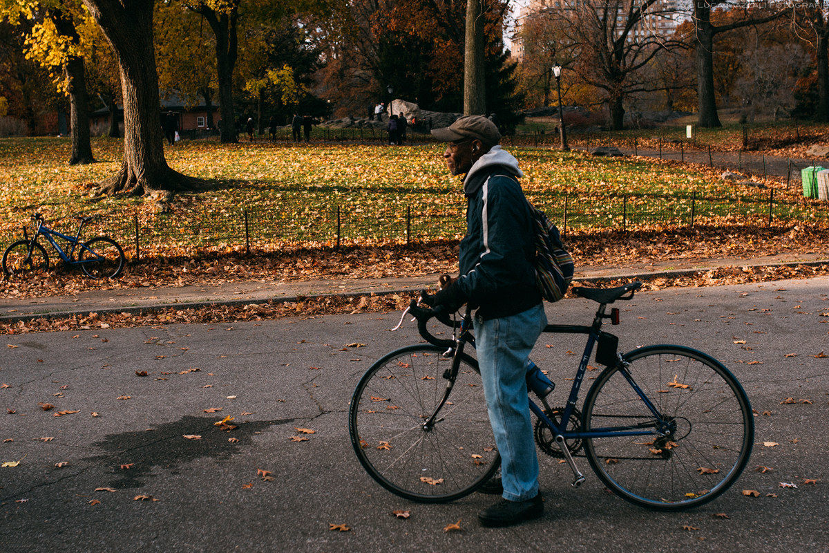 Cycling in Central Park