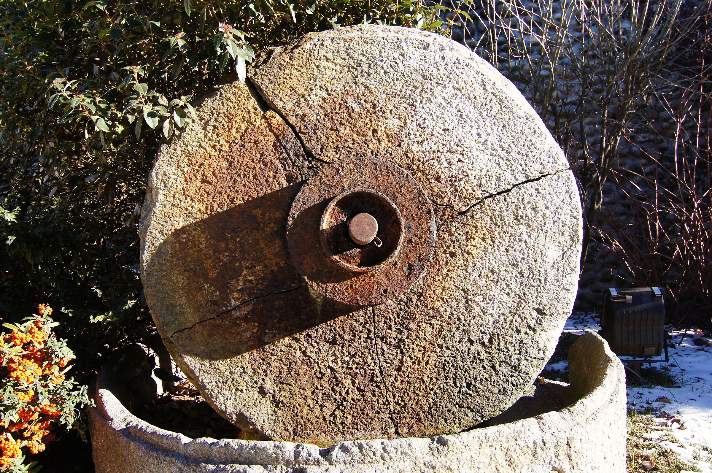 La macina del Ricetto di Candelo