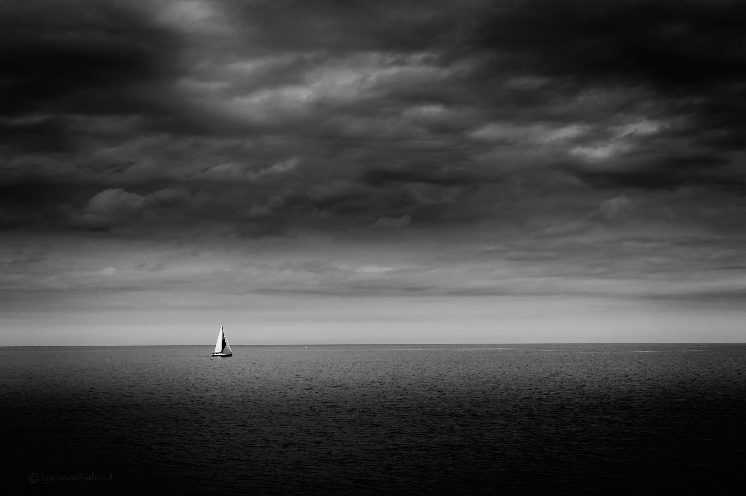 solitary sails