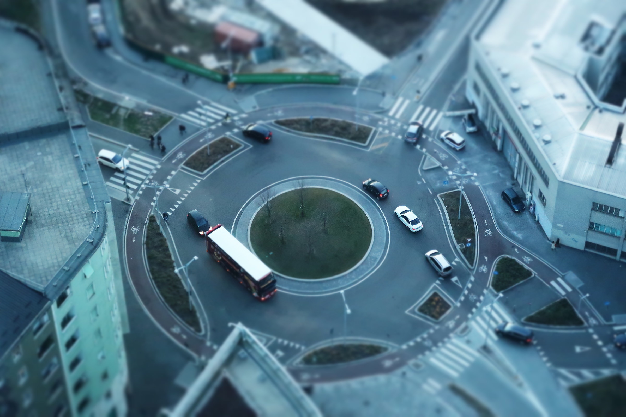 Dal Palazzo della Regione Milano(effetto miniatura)