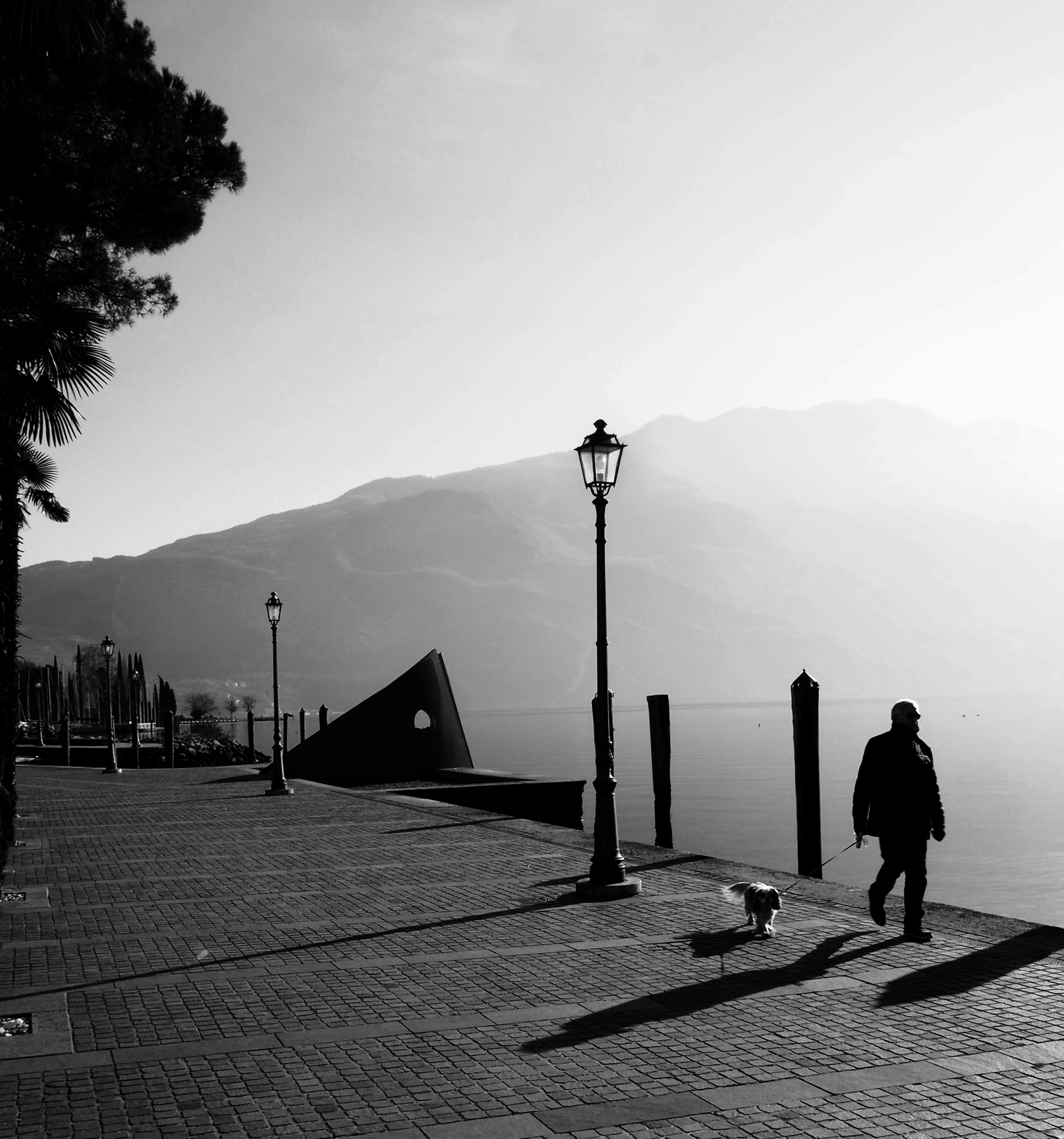 Passeggiando in riva al lago