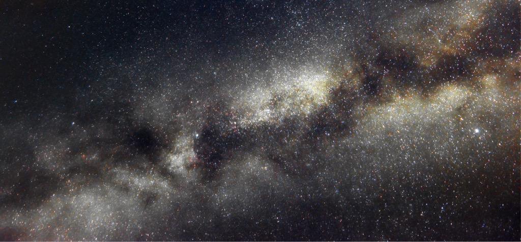 The milky way from Col Raiser, Dolomites