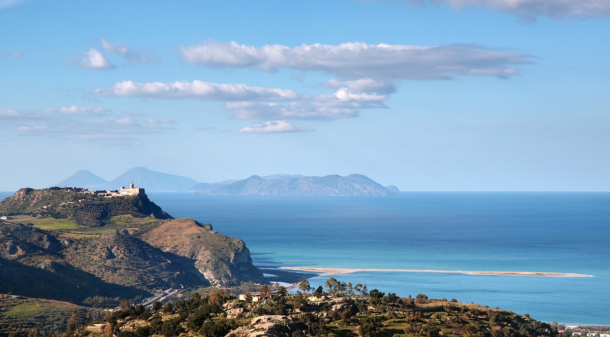 Lakes of marinello and tindari