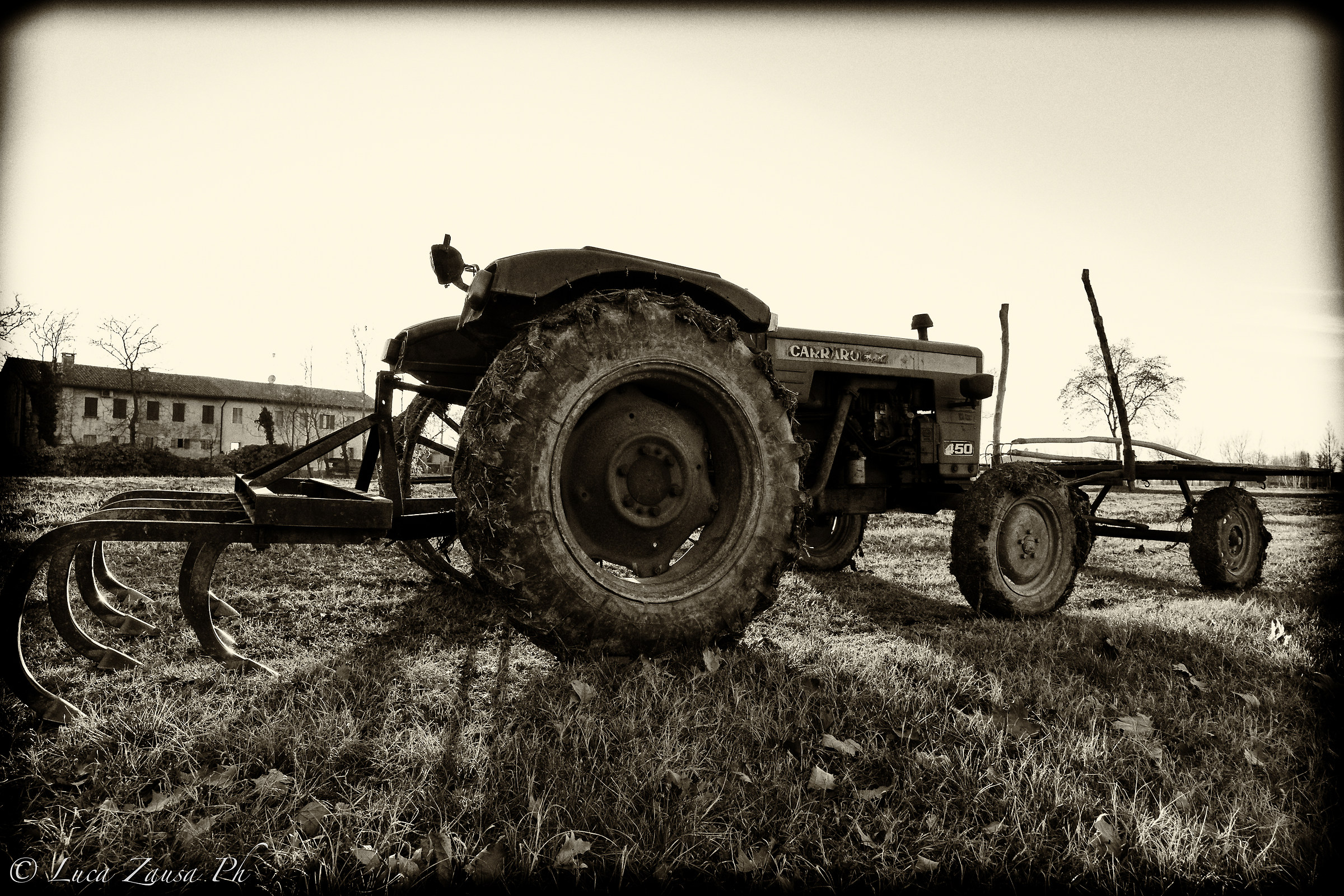 old tractor