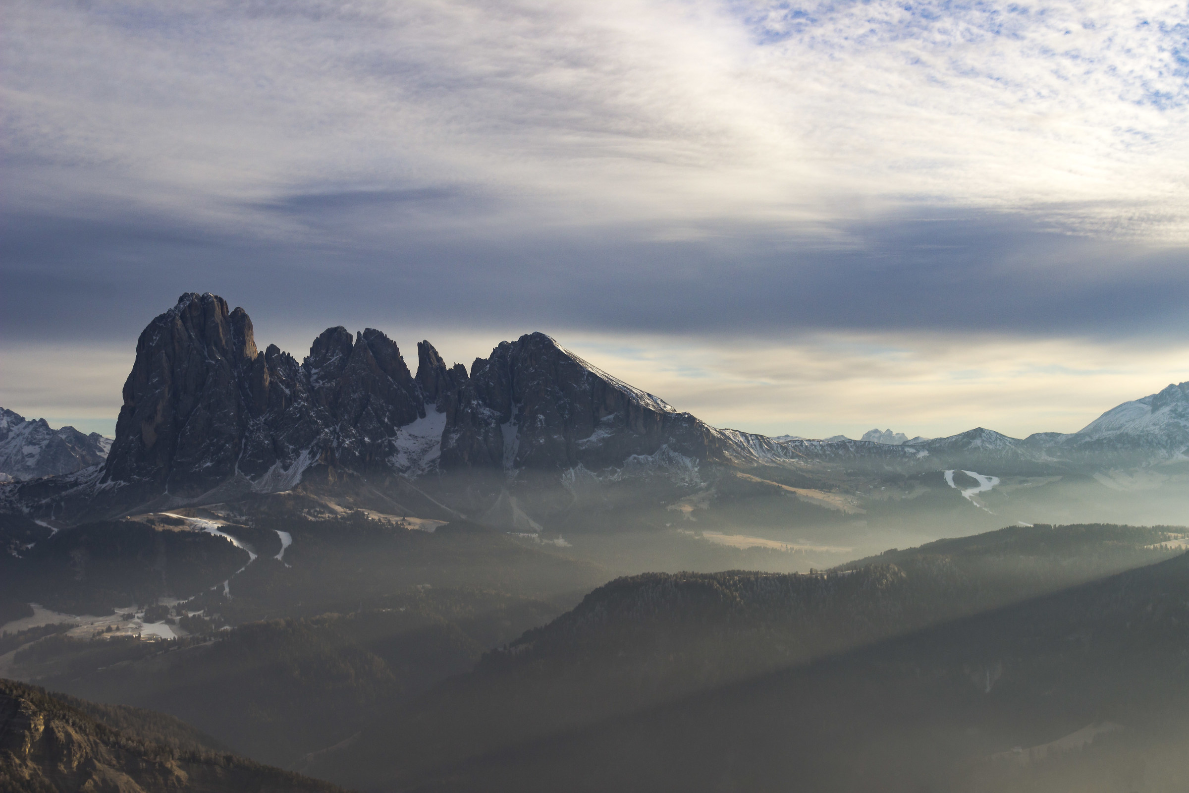 Sunset on the Sasso Lungo