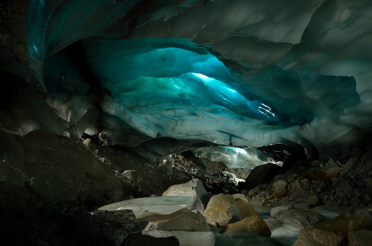In the heart of the glacier