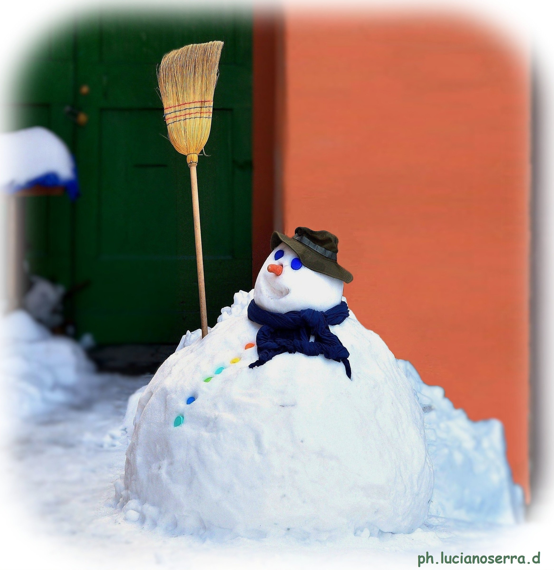 Pupazzo di neve... a Montalbano di Firenzuola (Fi)