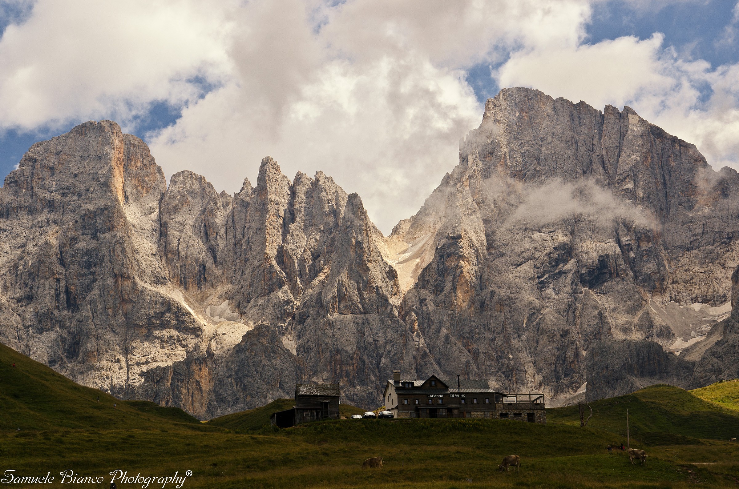 Baita Matterhorn and the Pale di San Martino