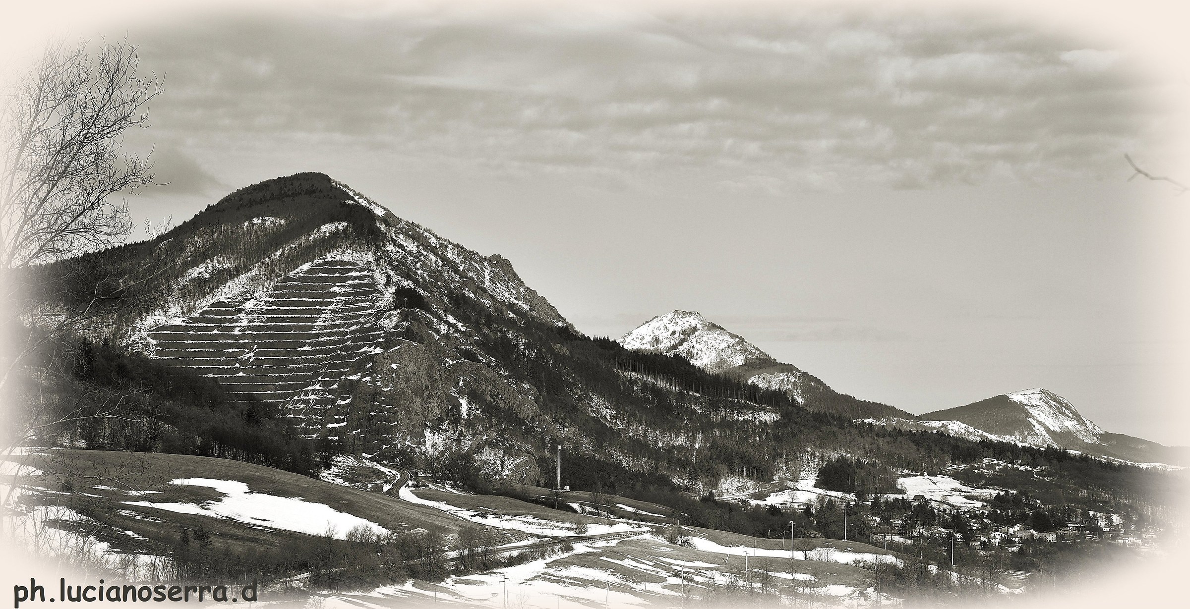 Poca neve... in Bianco e Nero...