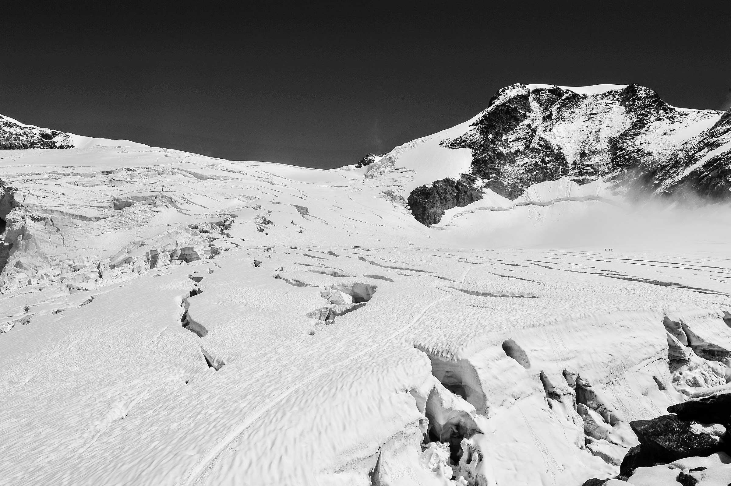 over the refuge Gnifetti ... Monte Rosa