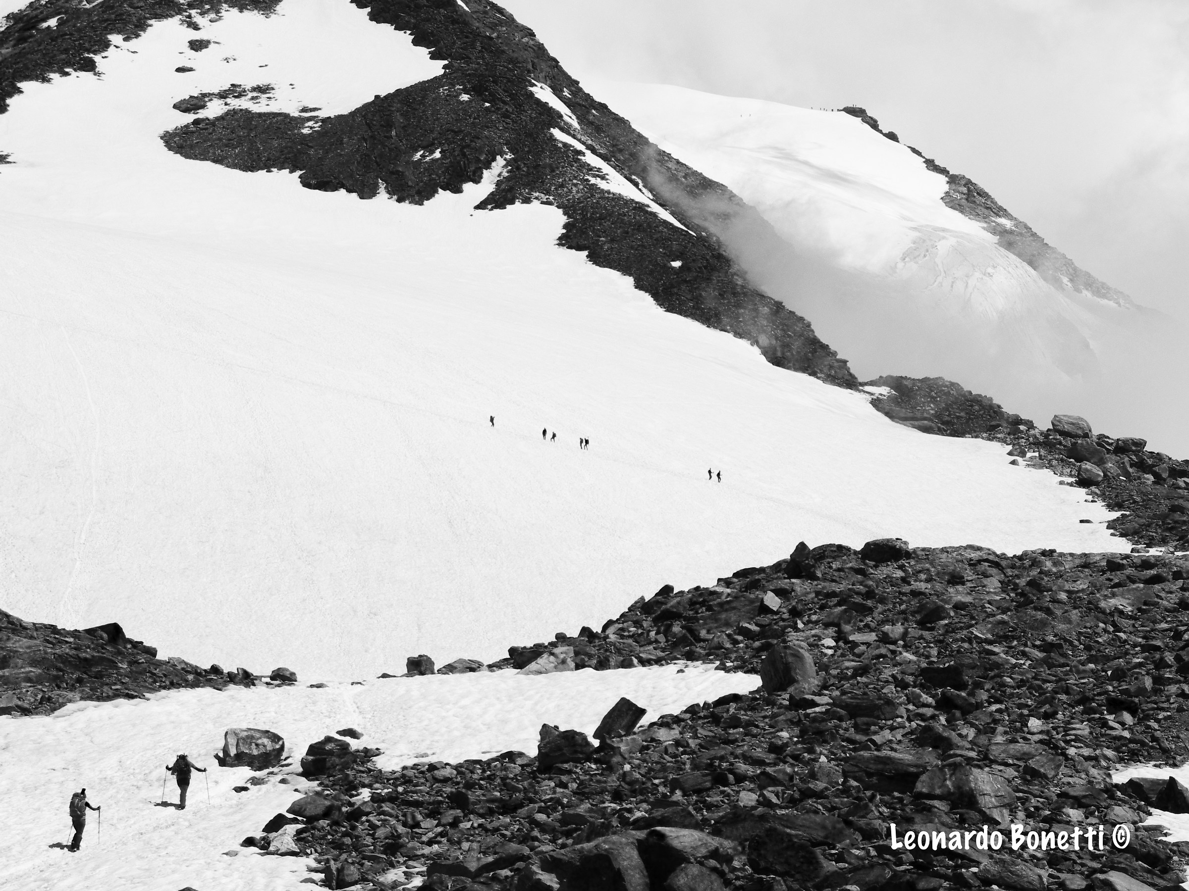Ghiacciaio del Lys, monte Rosa