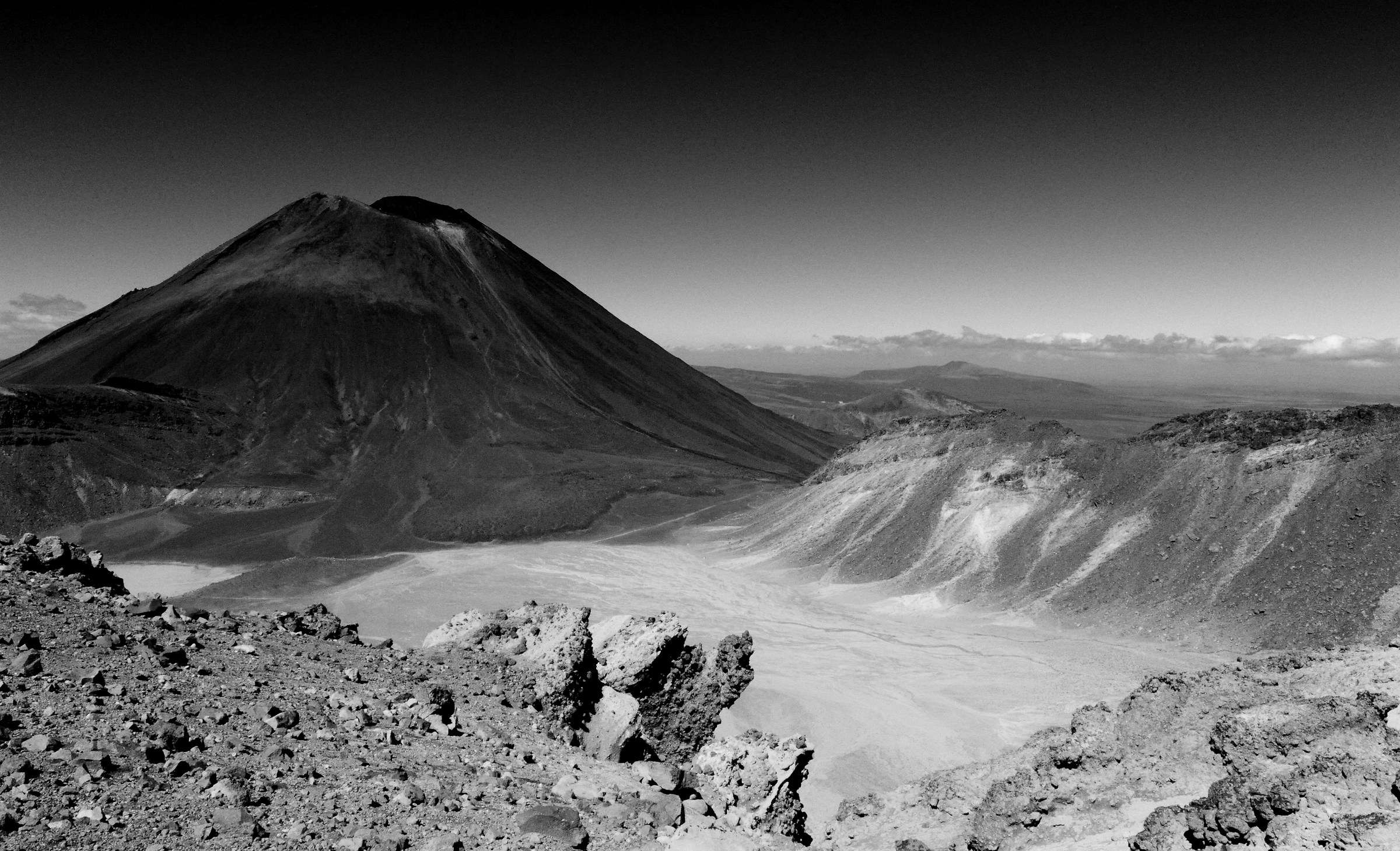Tongariro national park volcano Ngauruhoe