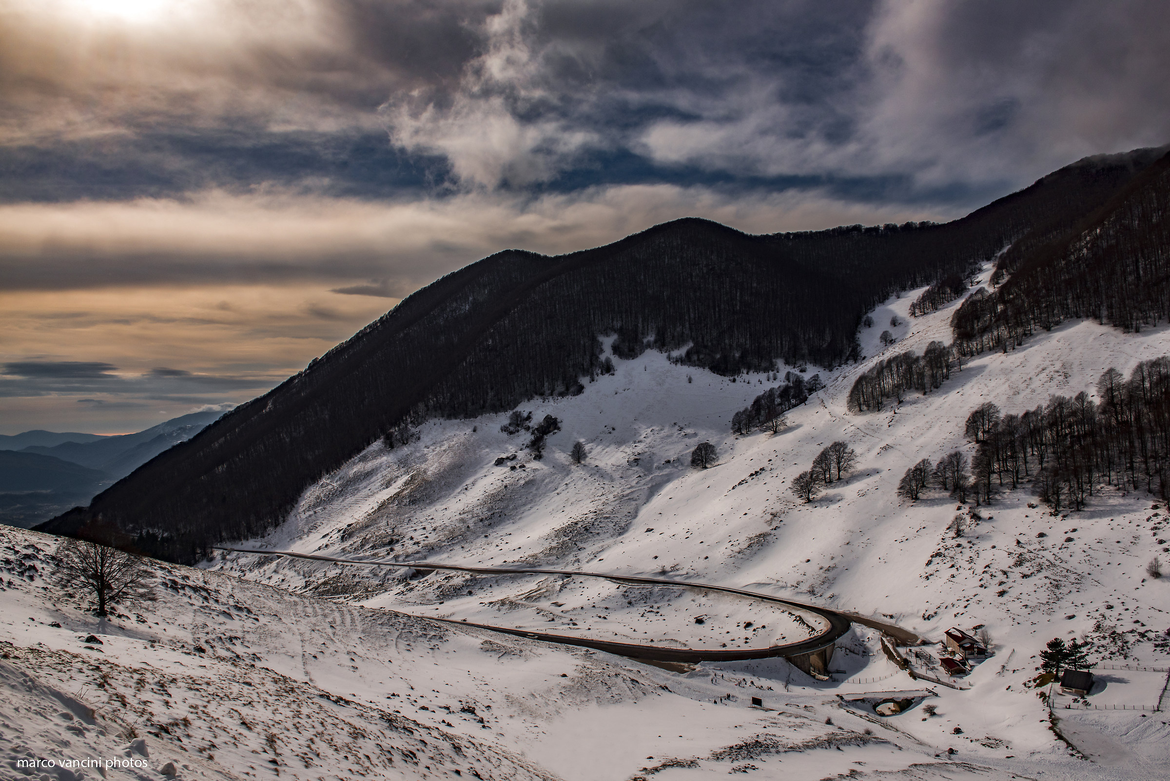 Il valico di montagna