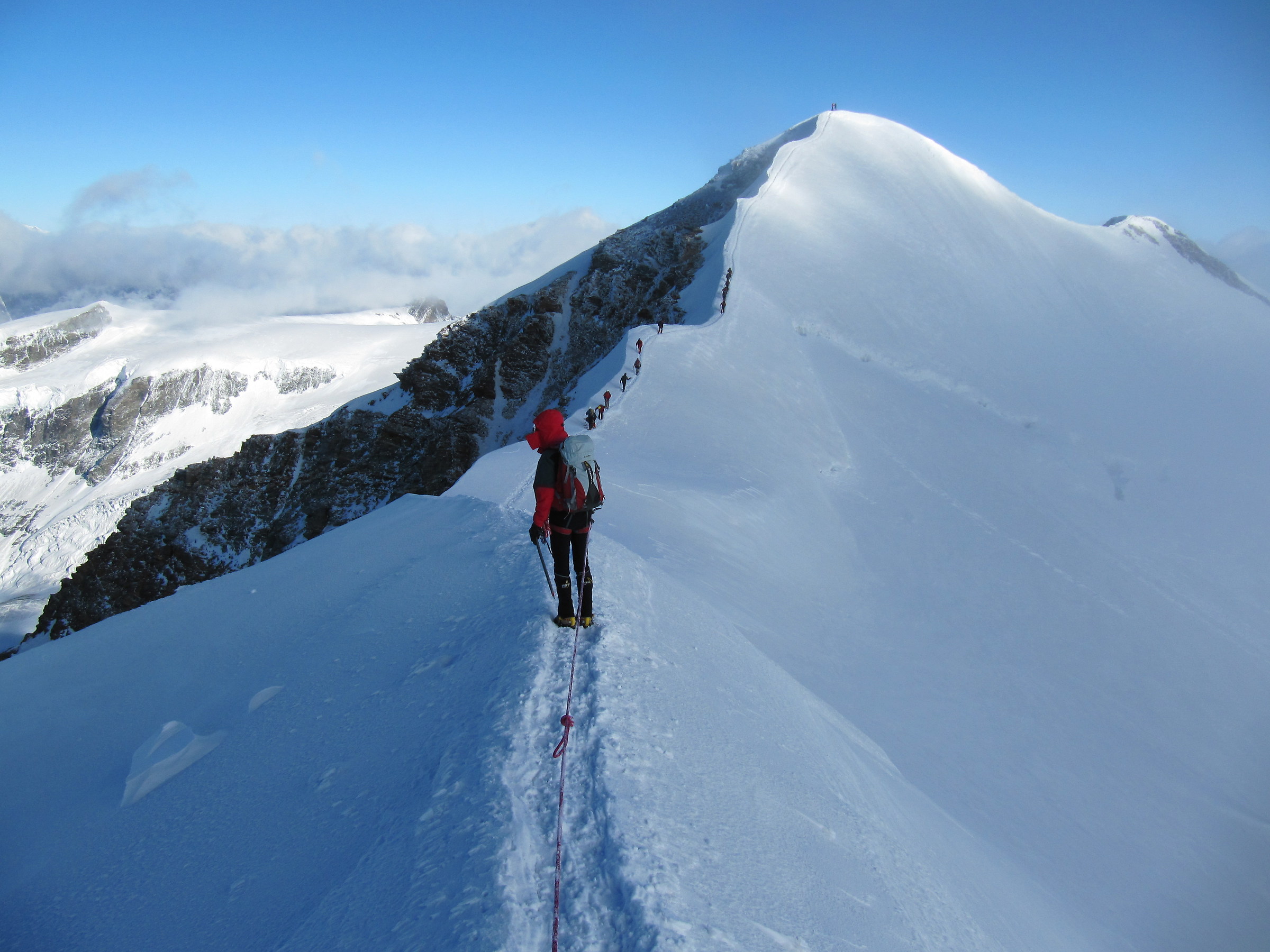 castore (d. 4221) - monte rosa - the south-west ridge