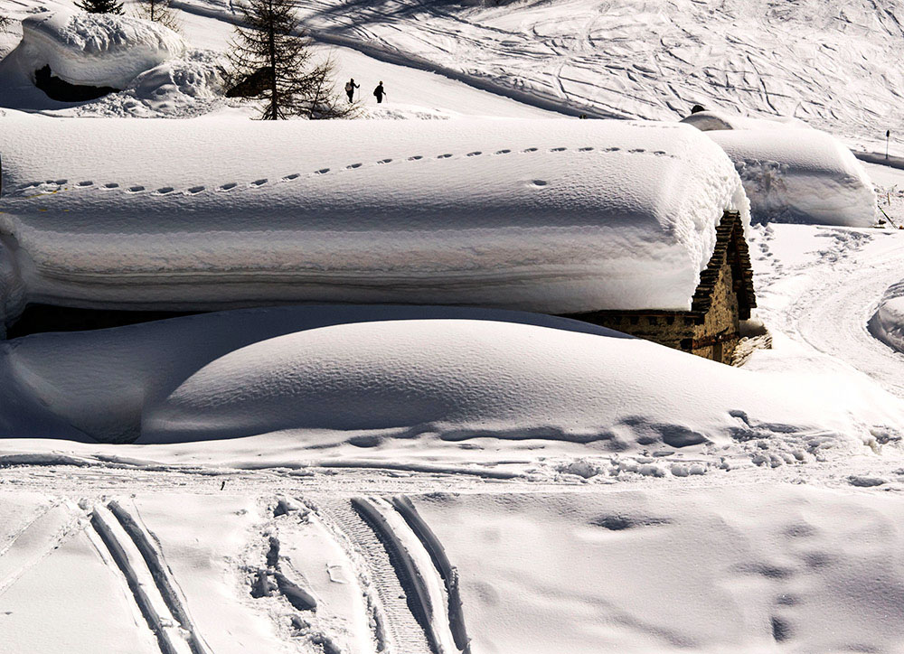 a beautiful snowfall