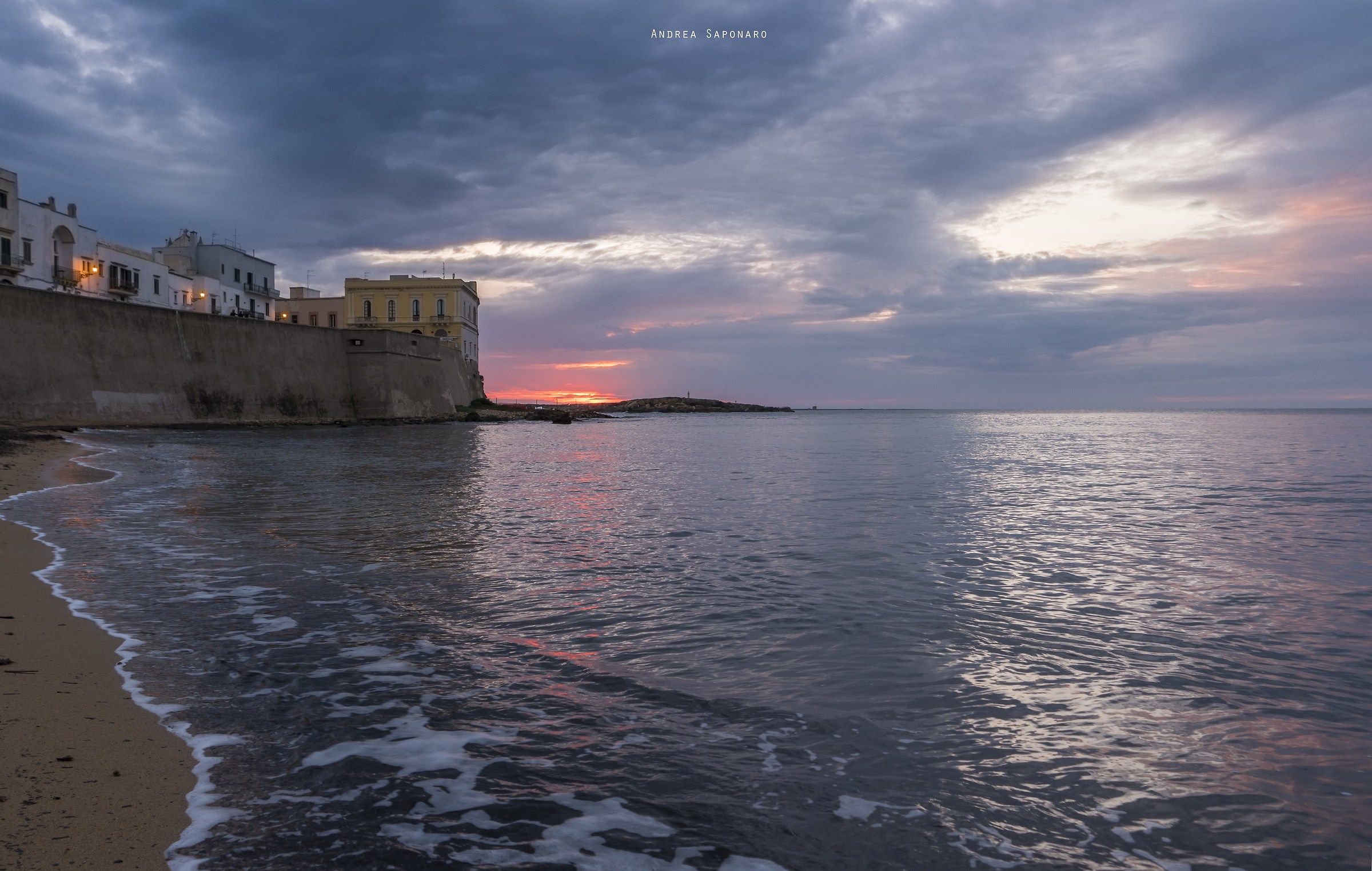 tramonto guardando il "Fericino"