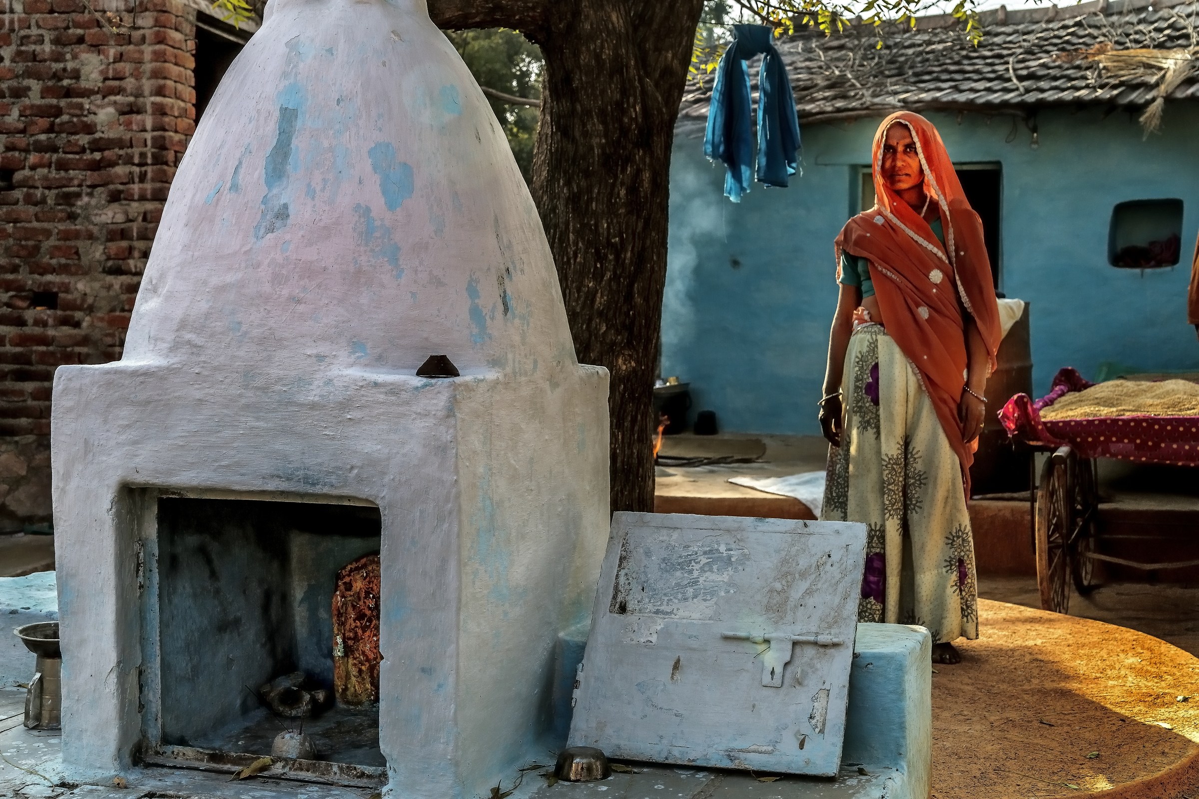 Rajasthan 2017 - In un cortile