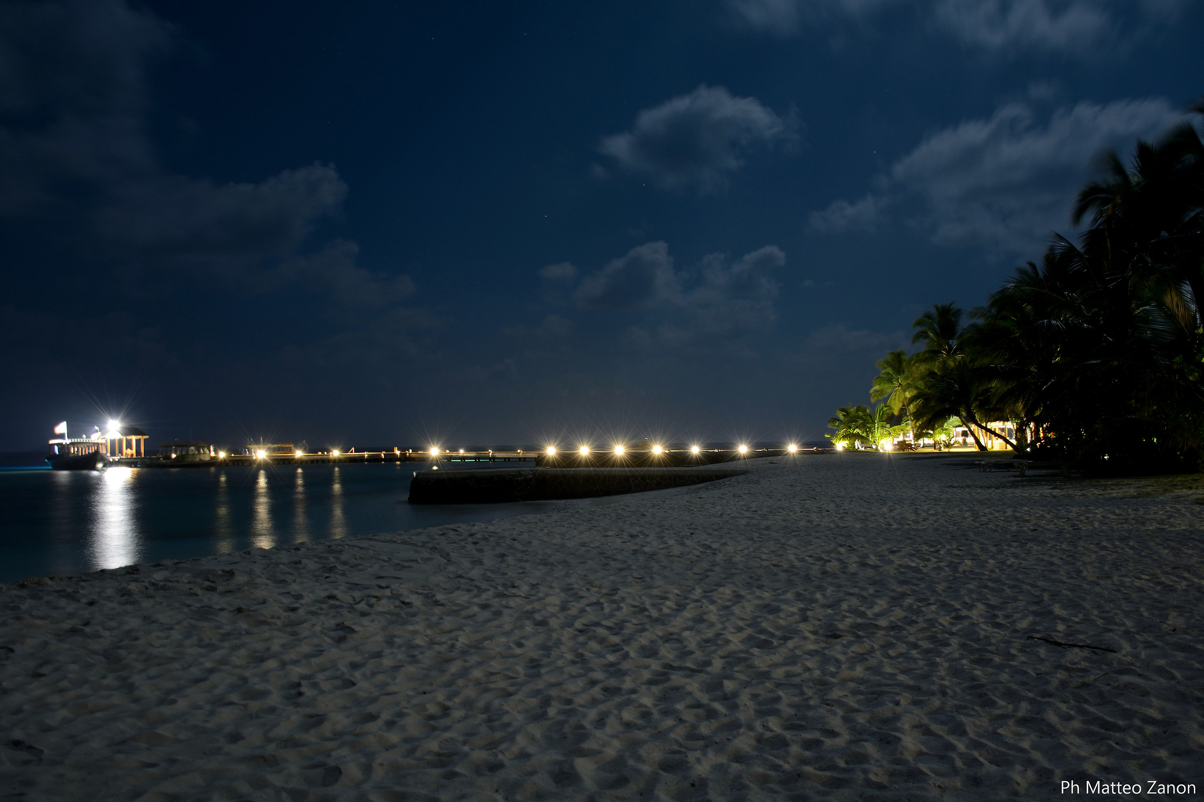 Maldives by night