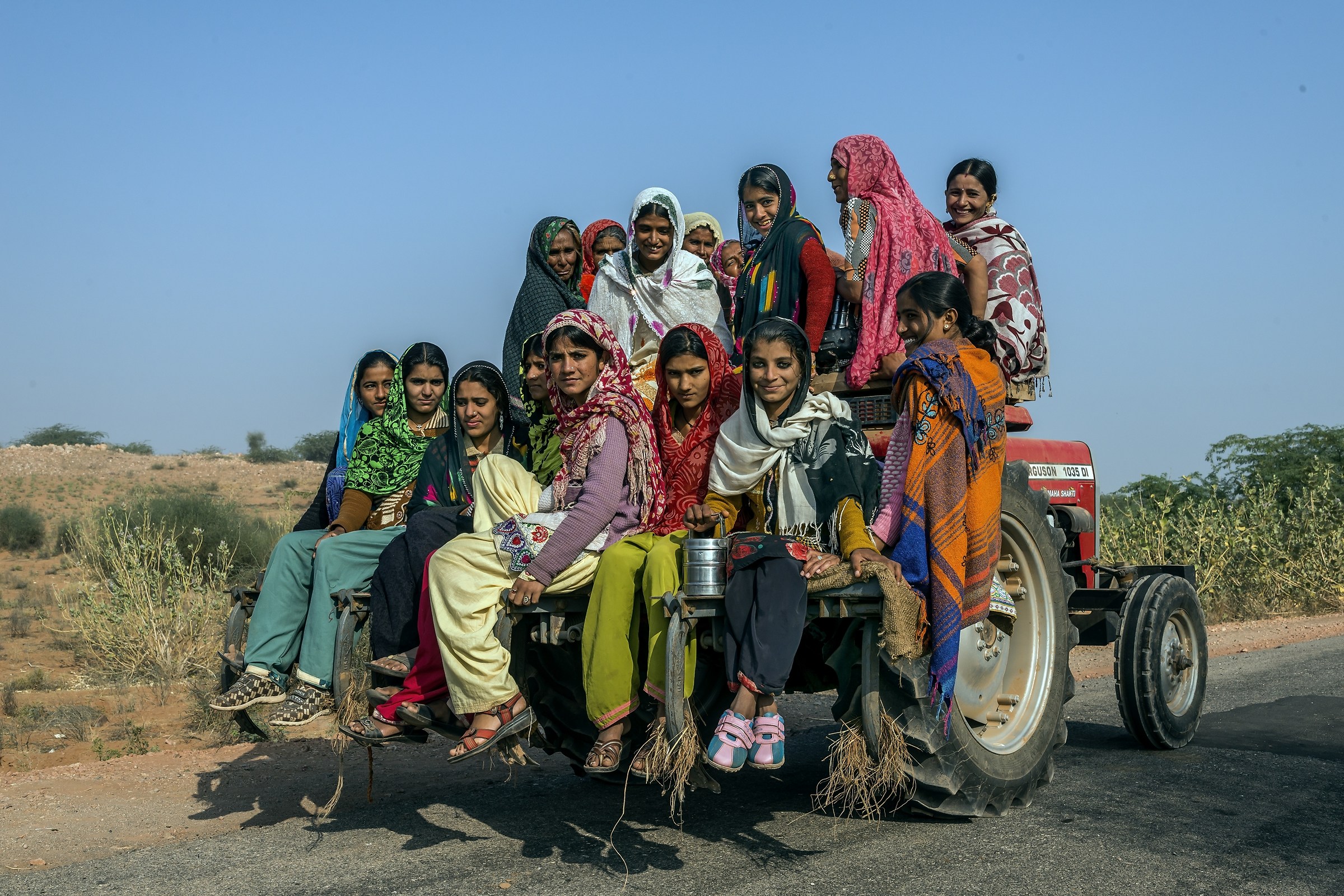 Rajasthan 2017 - Contadine al lavoro