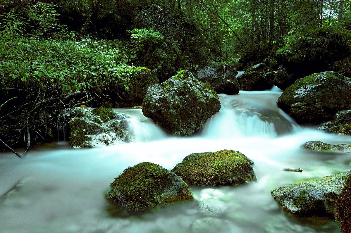 Corvara, il torrente