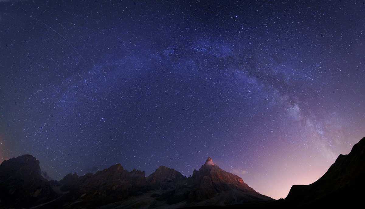 Pale di Martino S-under the Milky Way