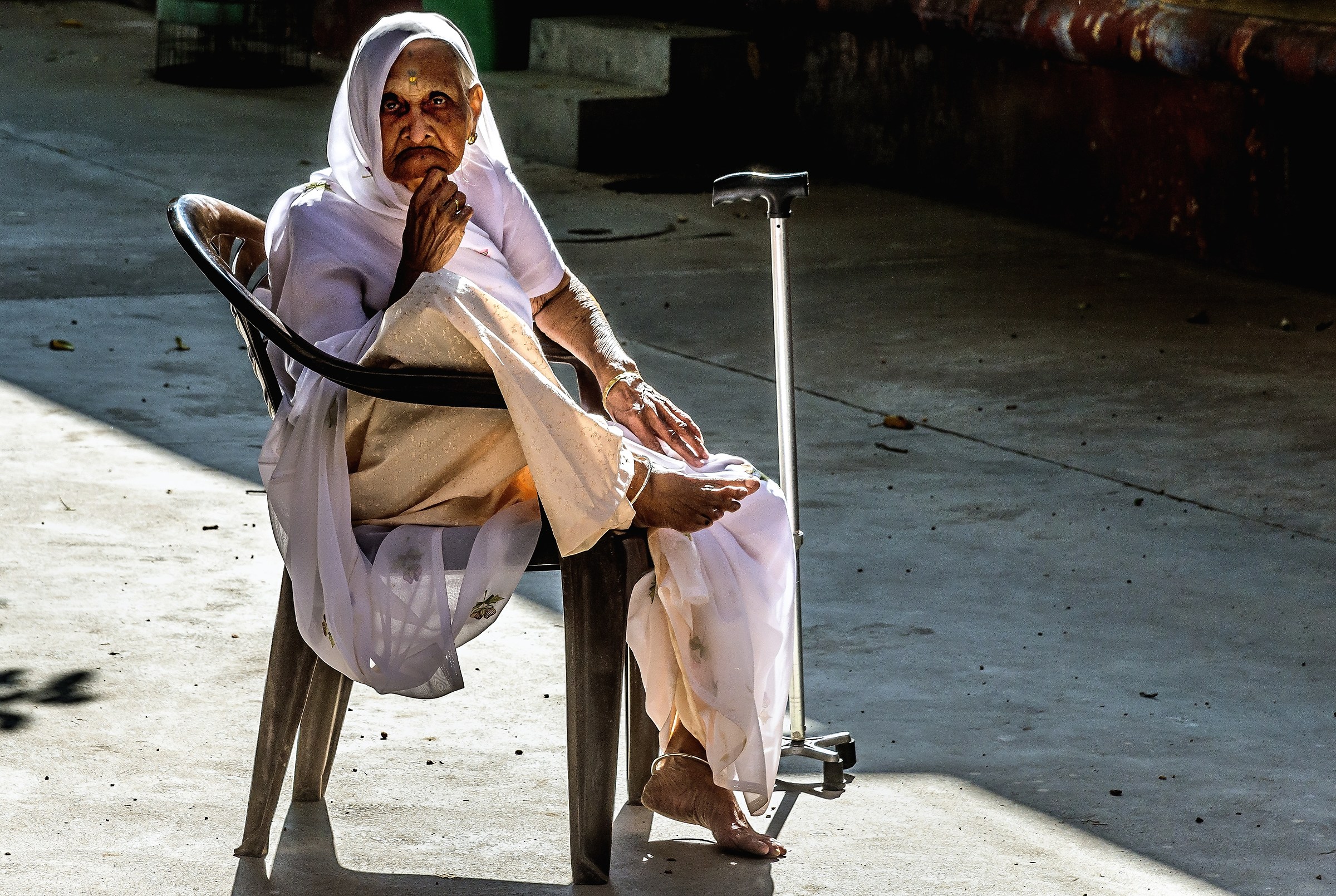 Rajasthan 2017 - Anziana Indù