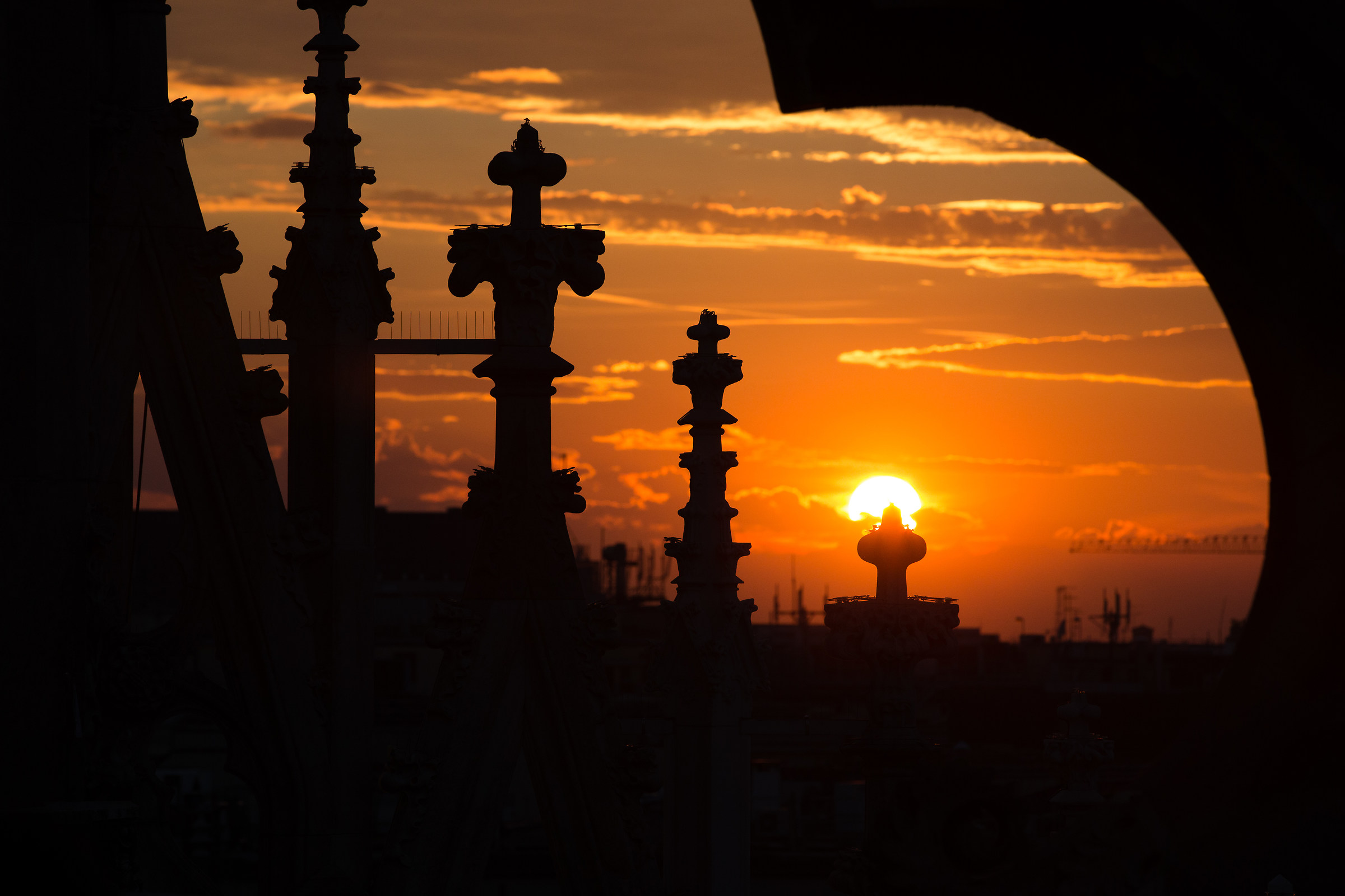 Sunset in Milan