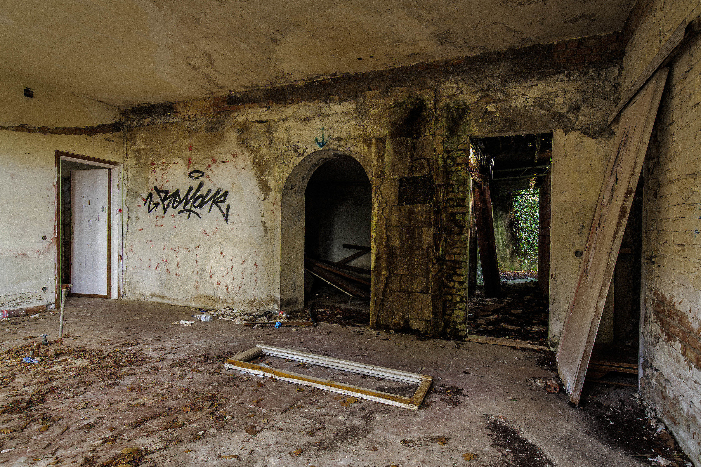 Devastation and abandonment