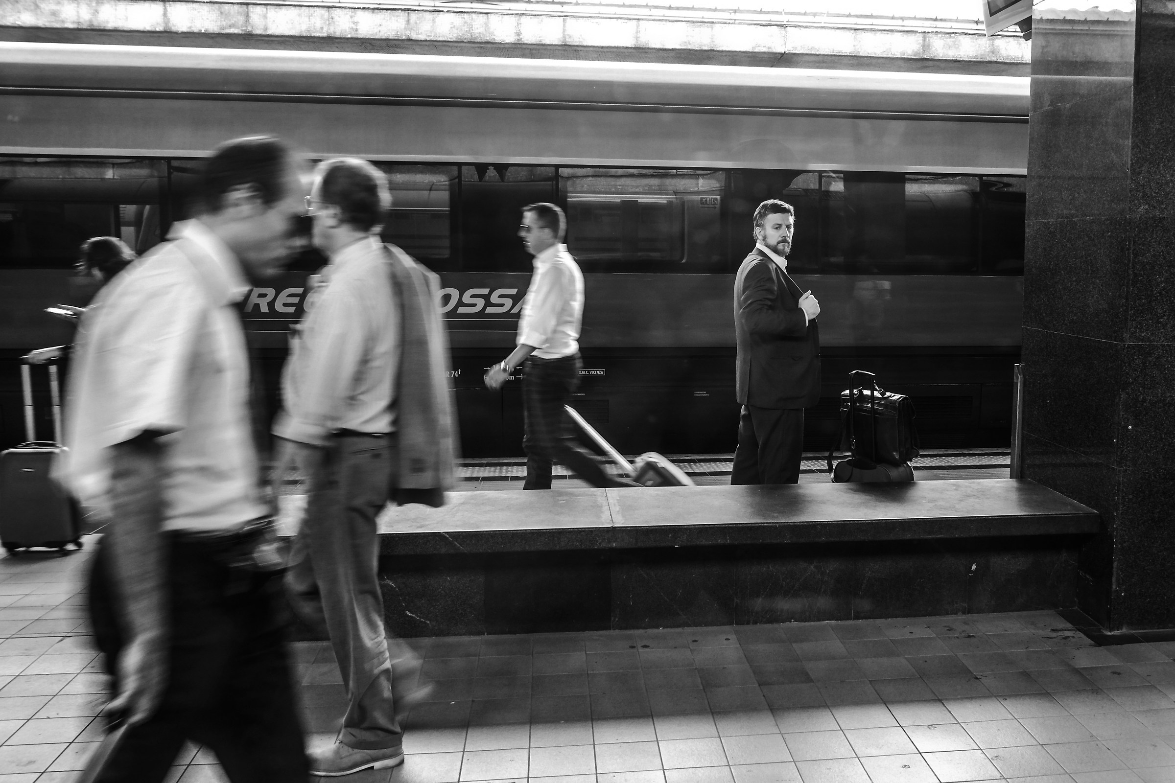 I took a train to come to you