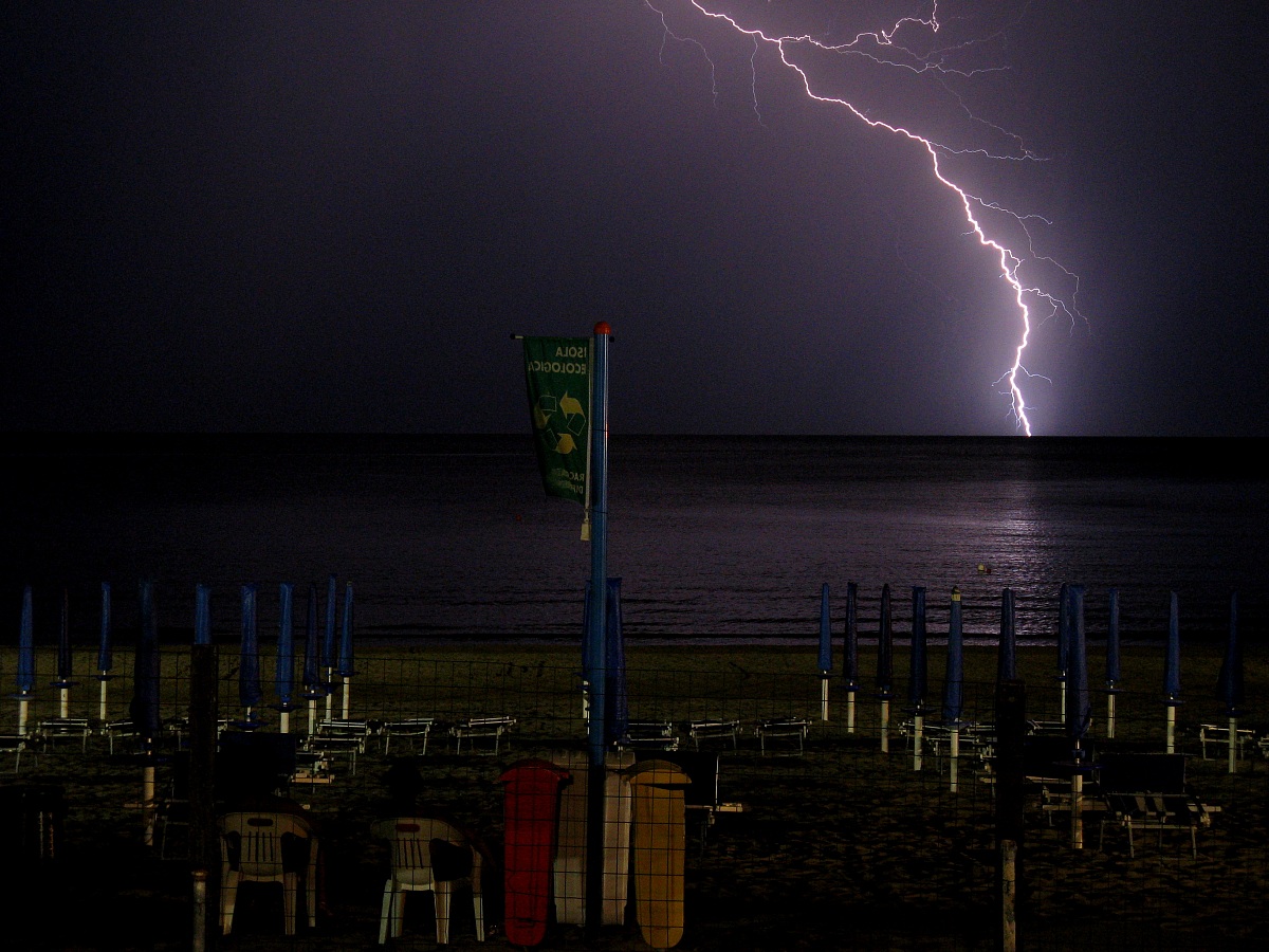 Temporale sul mare