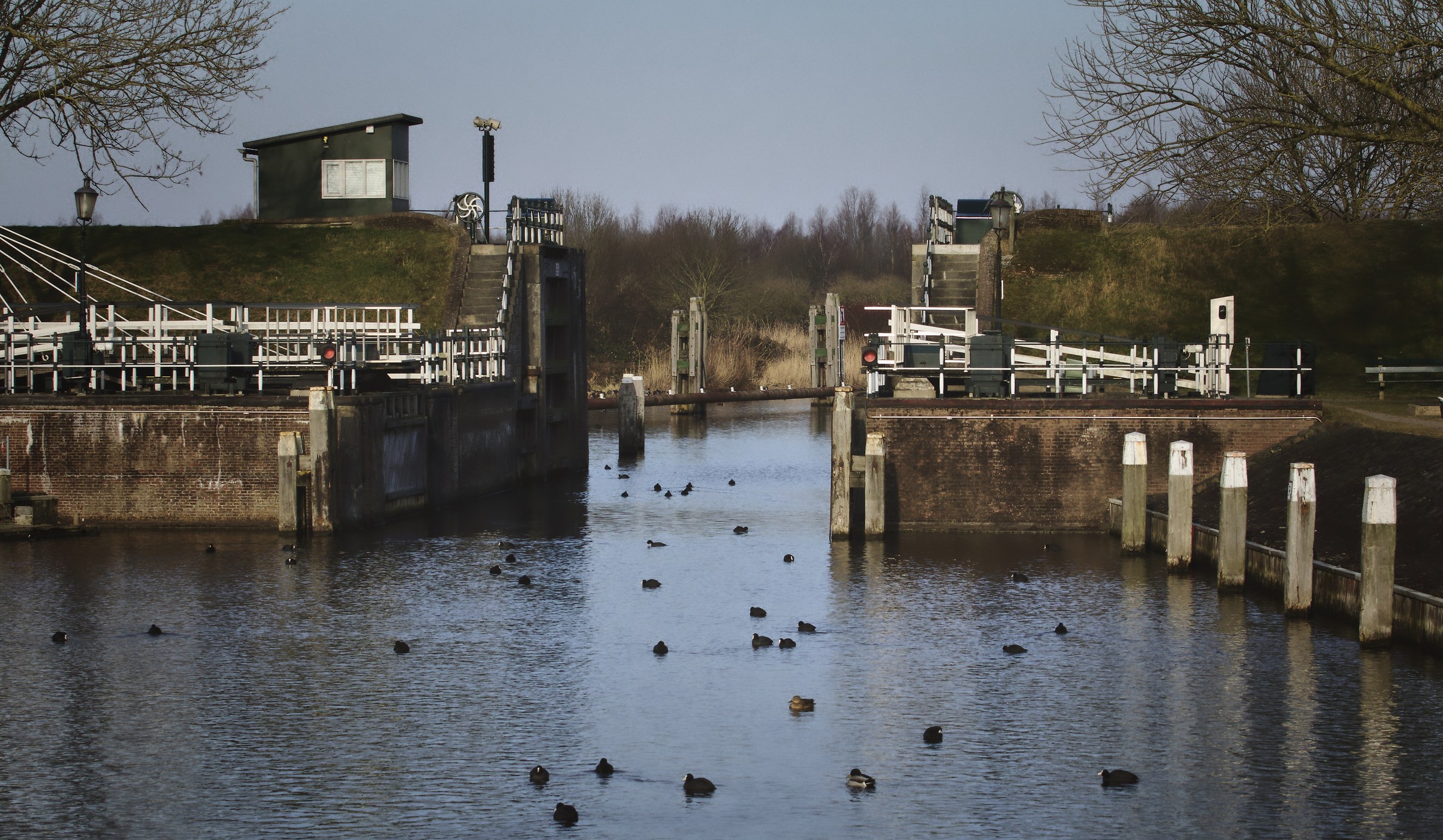 Sluis benedensas - Vlitdijk Noord Brabant - Nederland