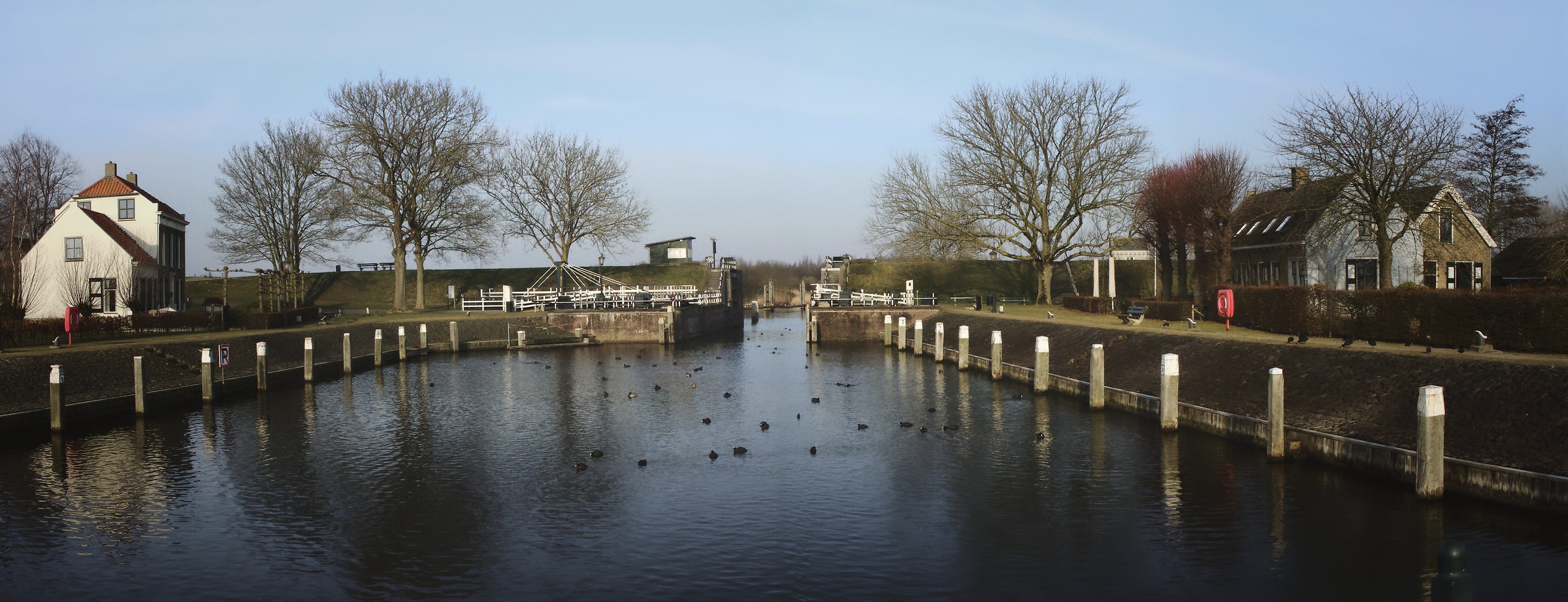 Sluis benedensas - Vlitdijk Noord Brabant - Nederland