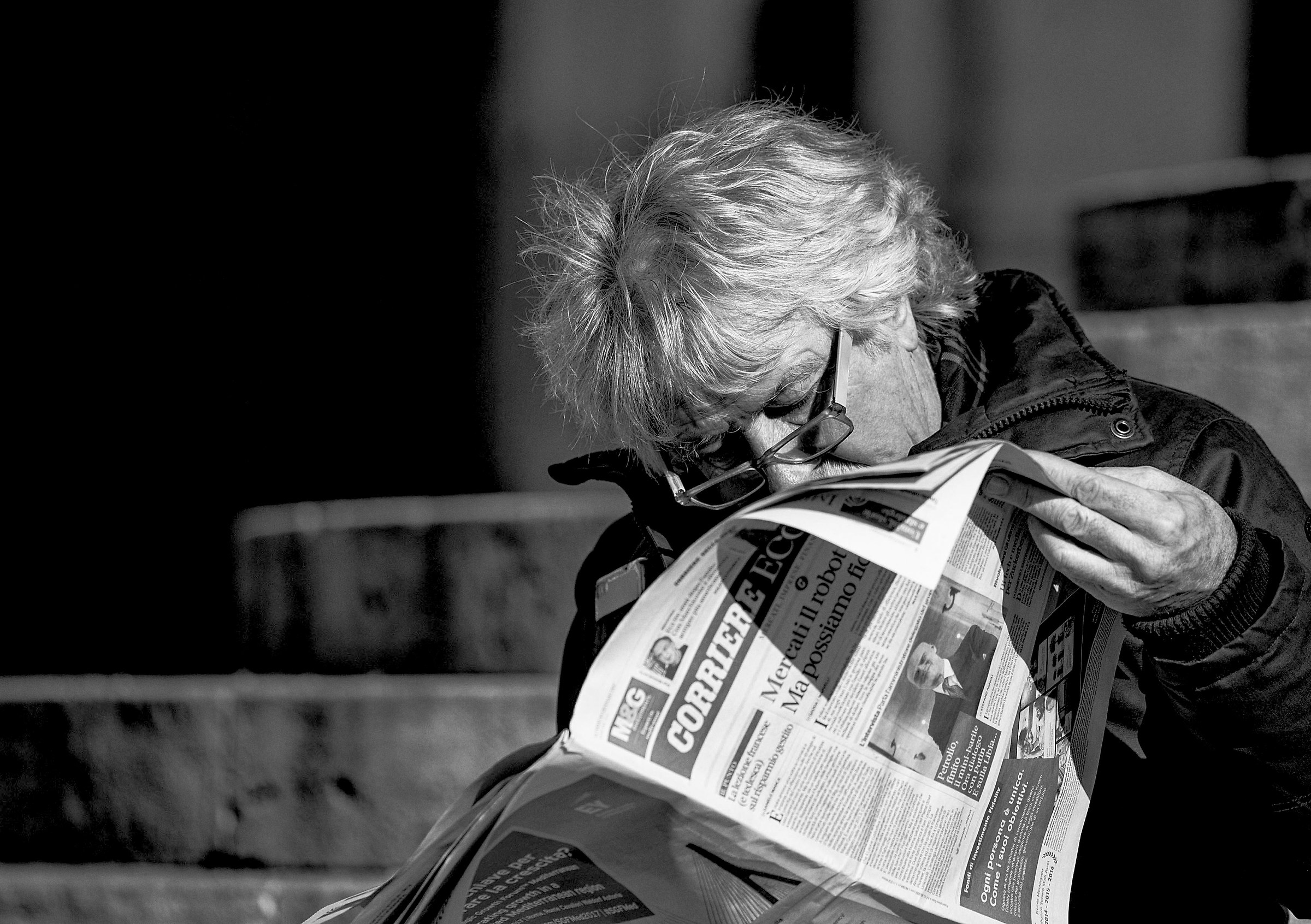 Sotto la Colonna Traiana a Roma