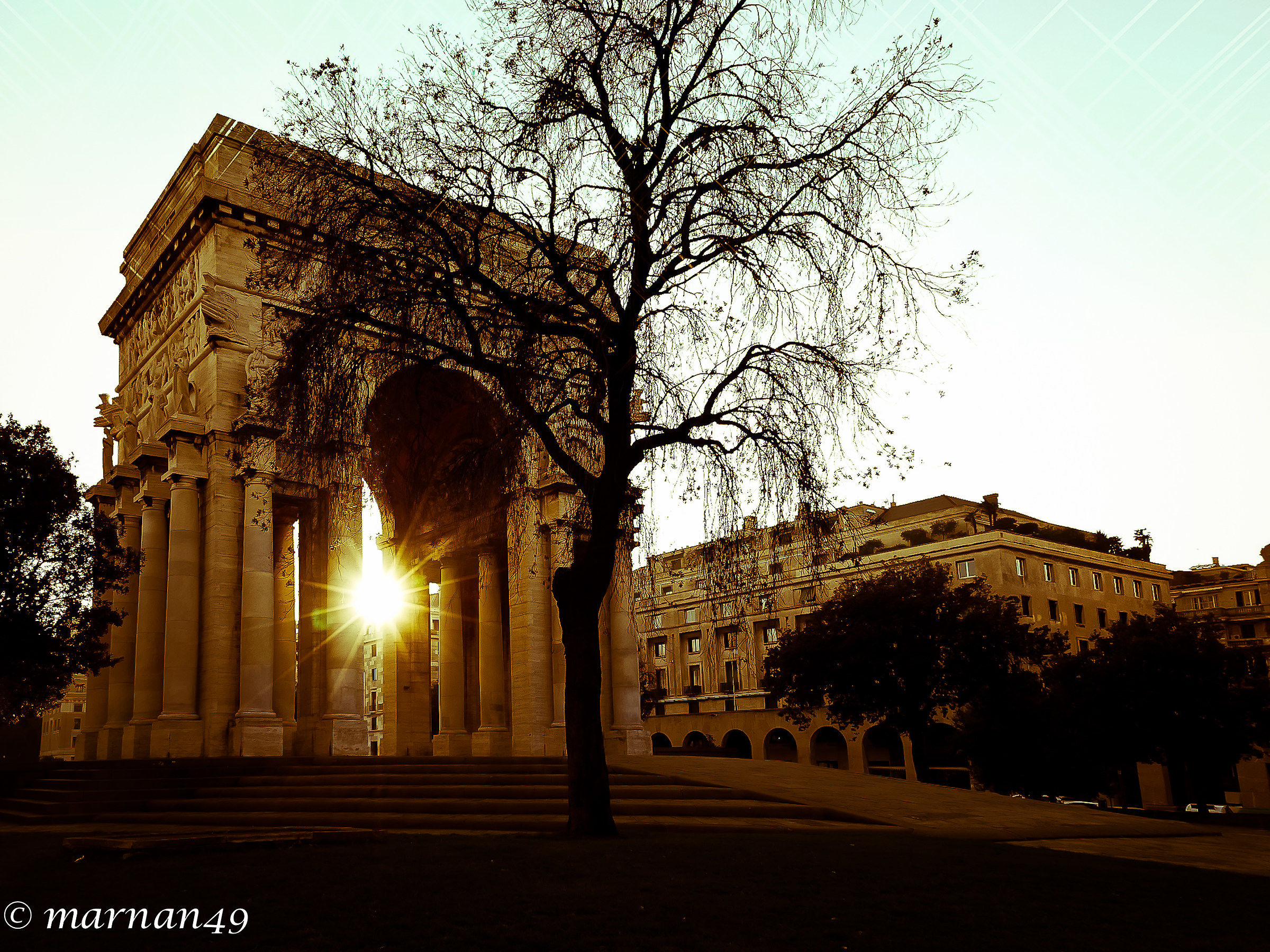 Genoa Piazza della Vittoria