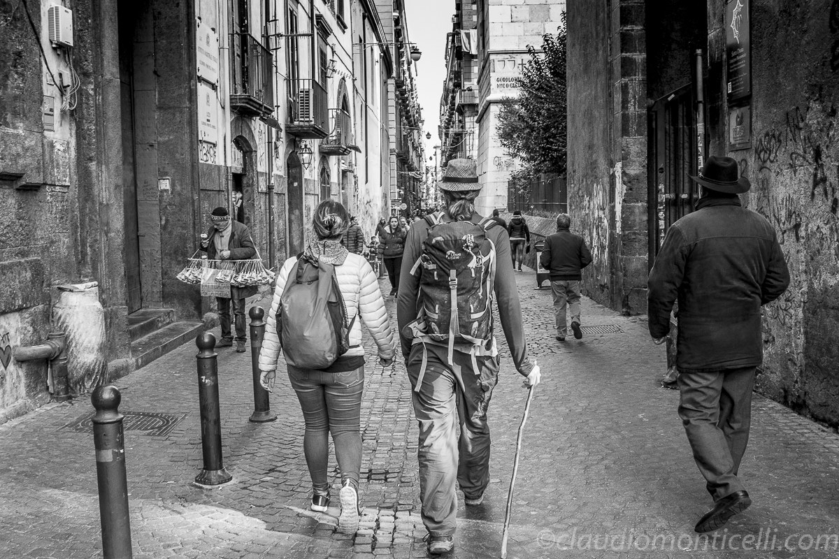 strolling through the old town. . .