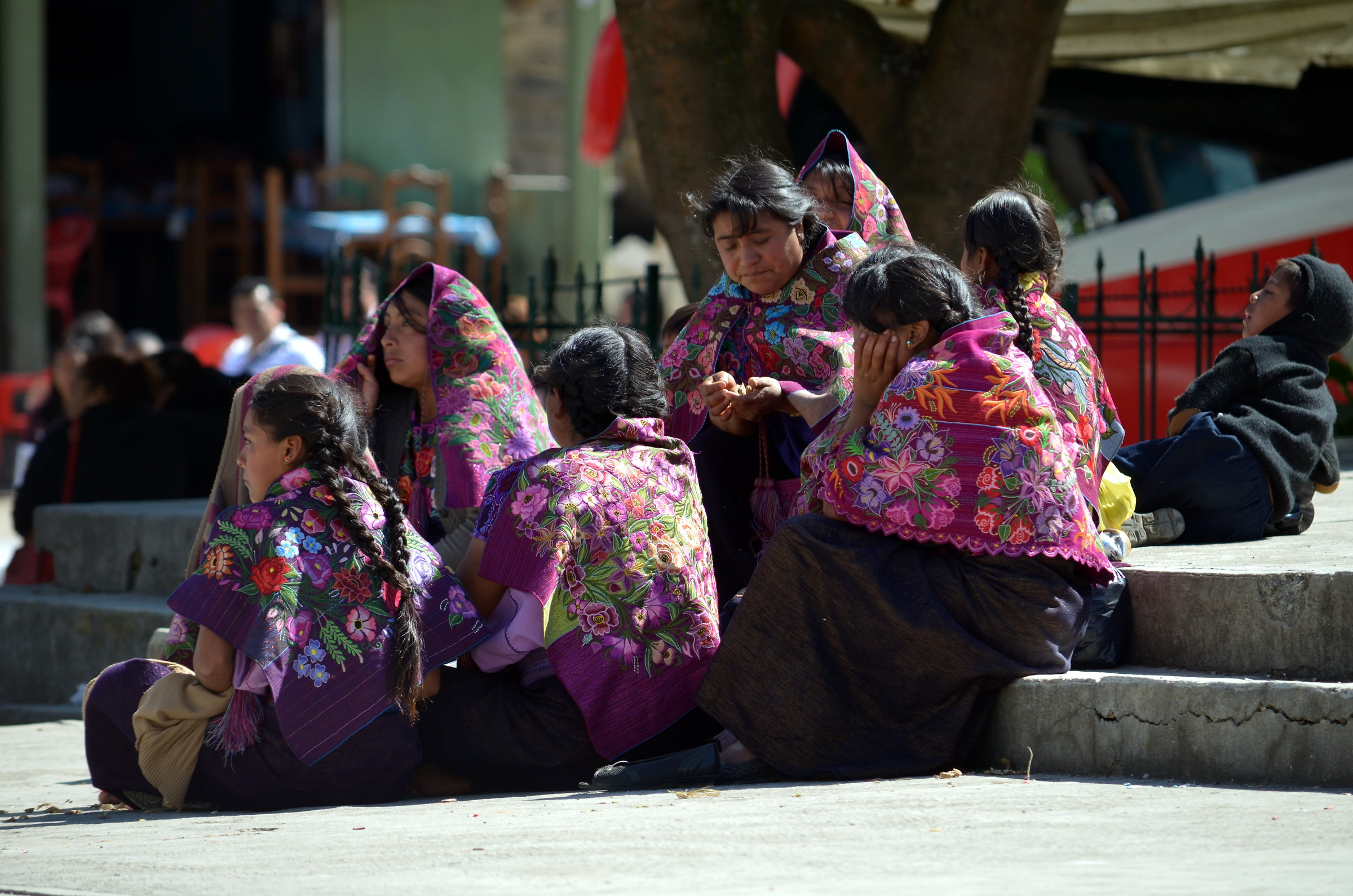 typical costumes in Zinacantan - Chiapas