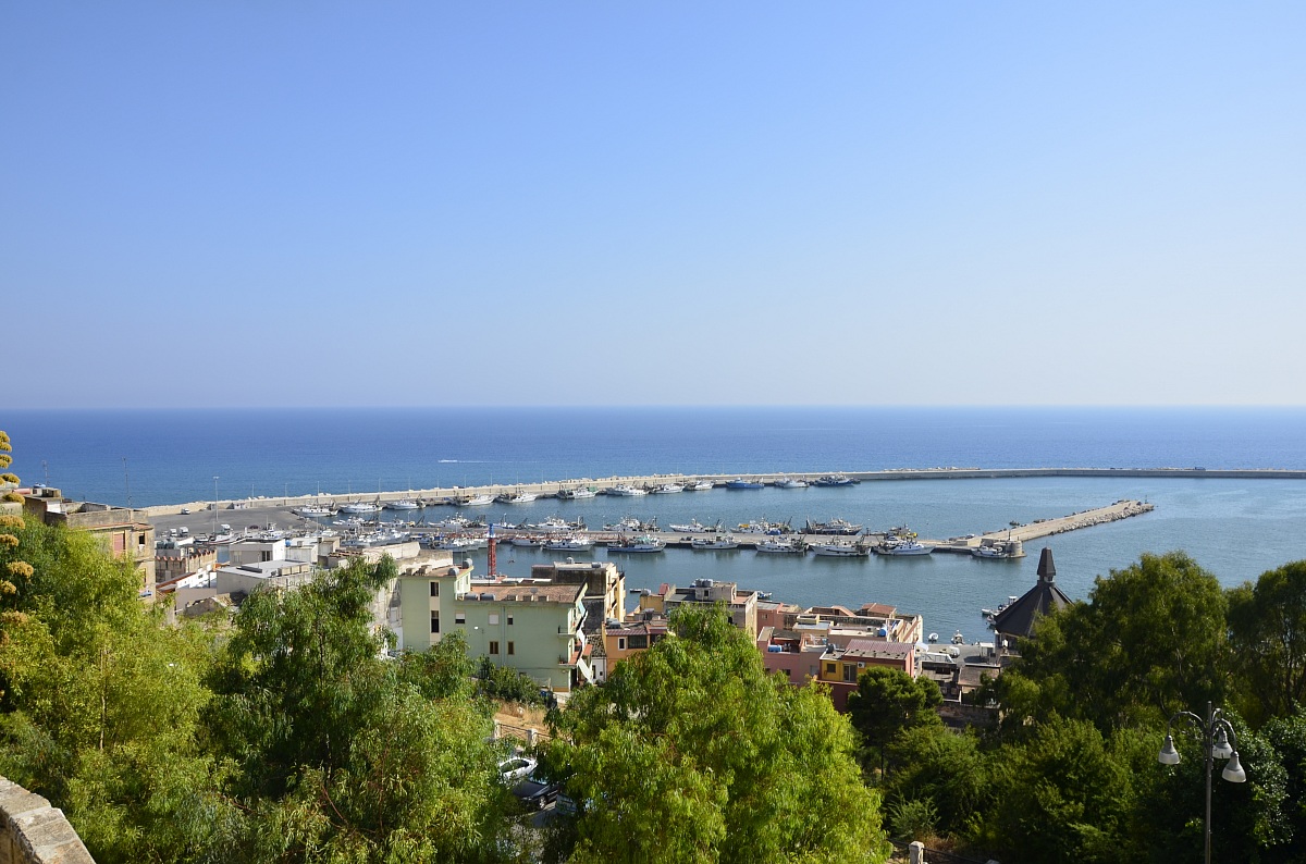 Sciacca panoramica del porto